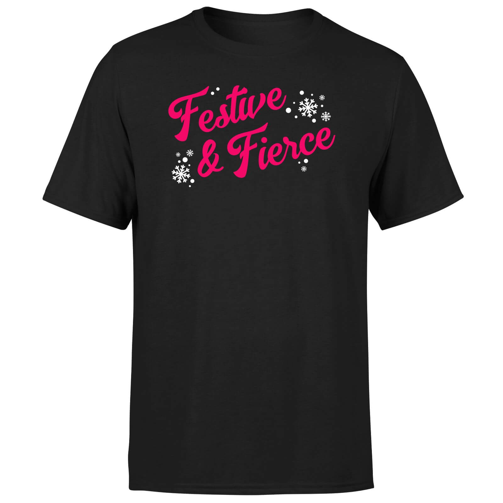 Festive & Fierce Men's T-Shirt - Black - XS - Black