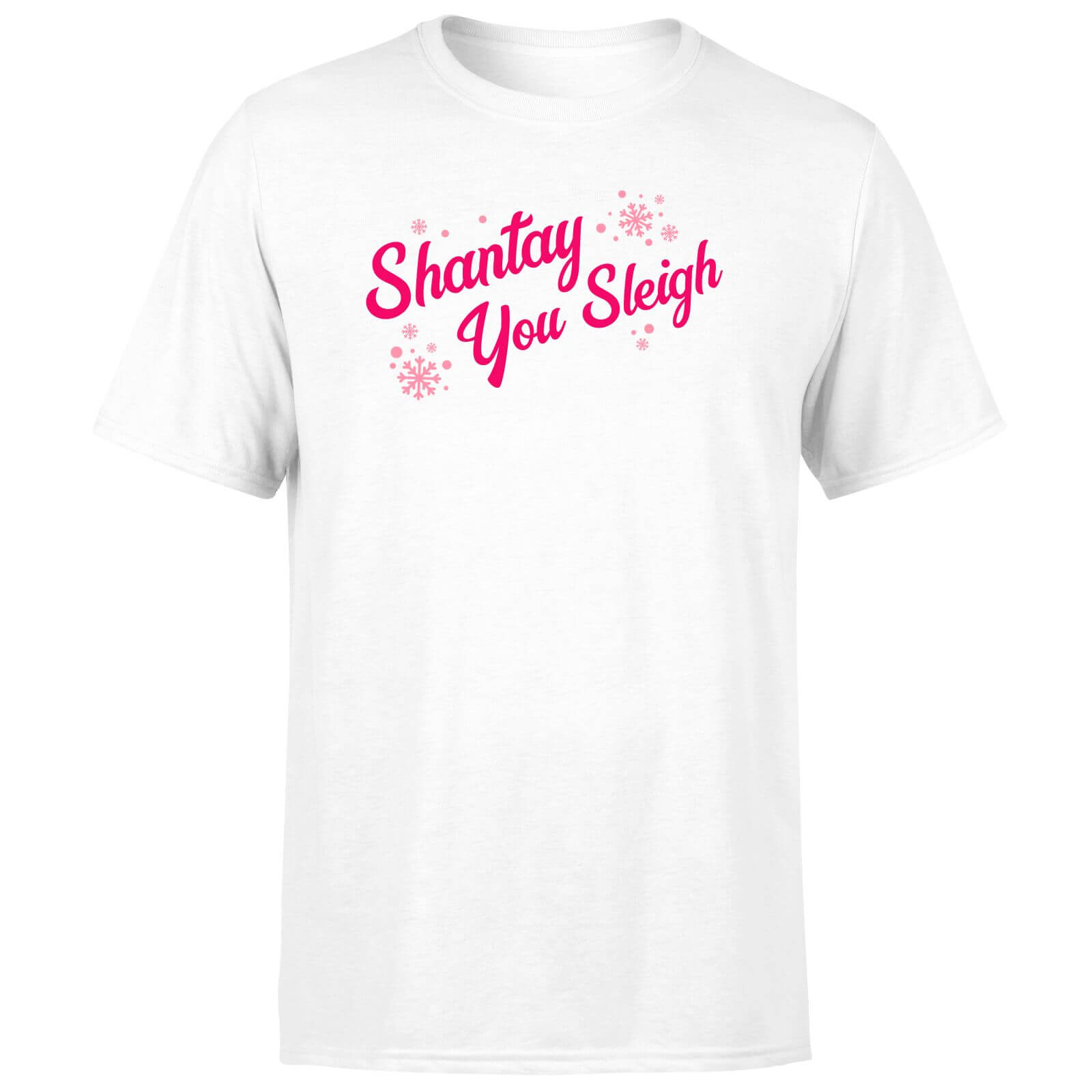Snowy Shantay You Sleigh Men's T-Shirt - White - XS - White