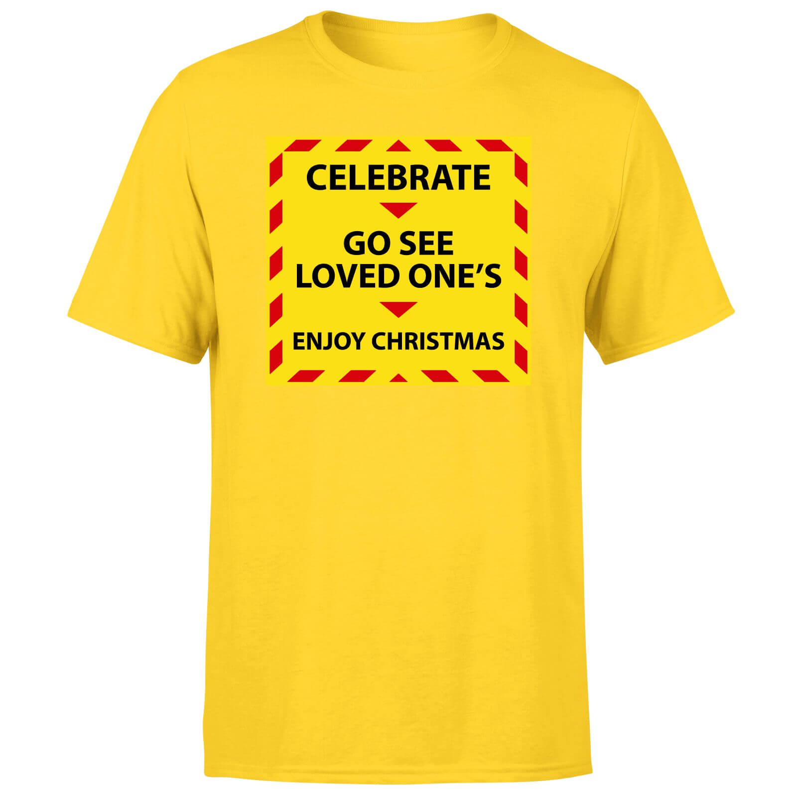 NHS Covid Christmas Seeing Love Ones Men's T-Shirt - Yellow - XS - Yellow