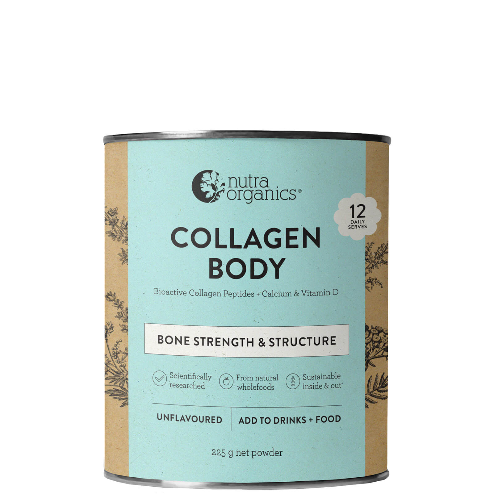 

Nutra Organics Collagen Body - Unflavoured 225g
