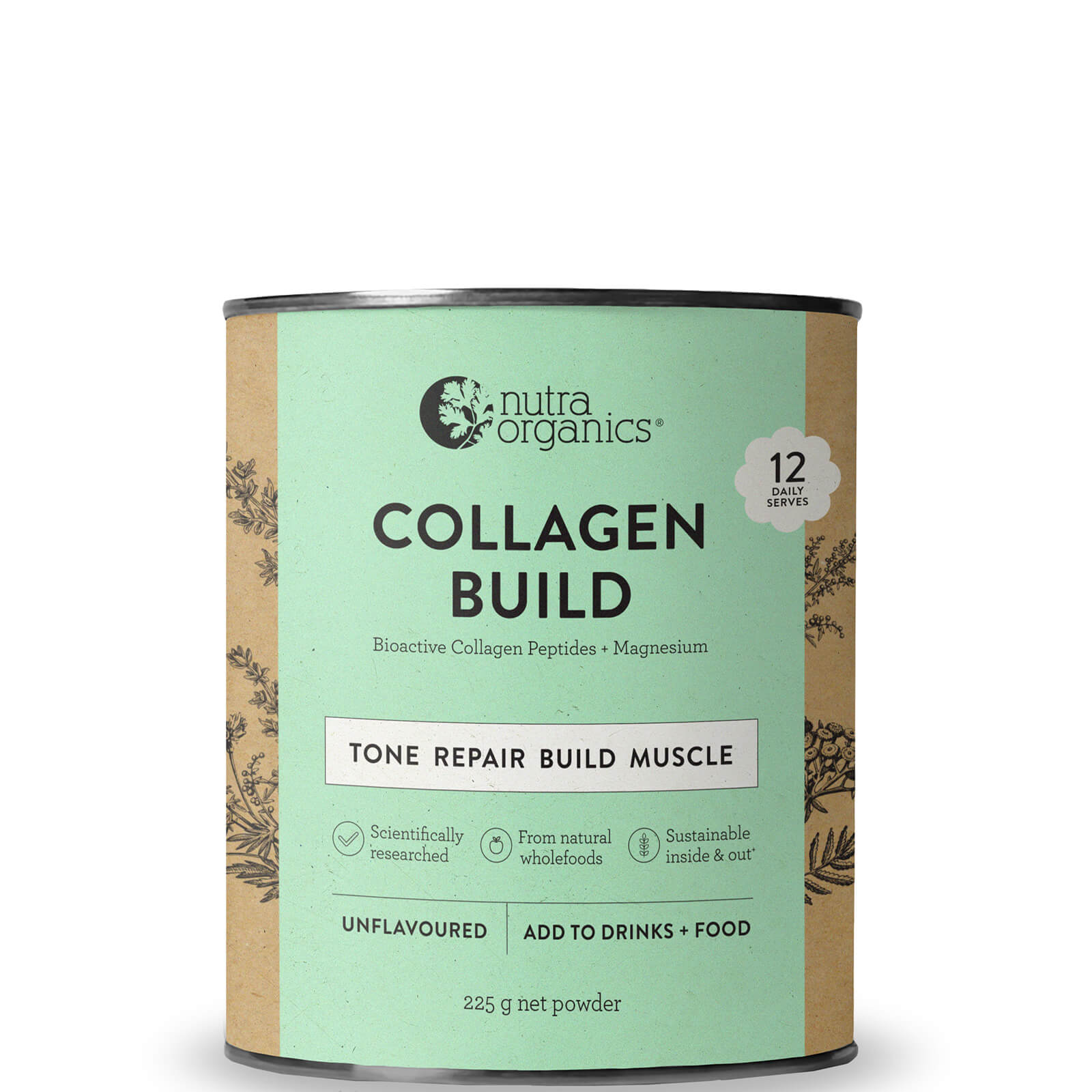 

Nutra Organics Collagen Build - Unflavoured 225g