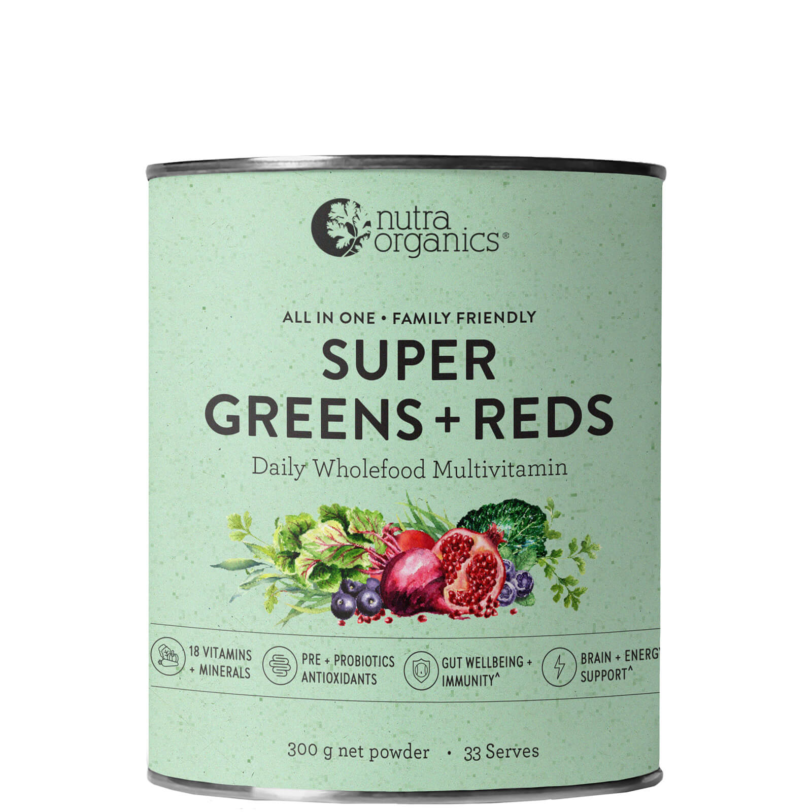 

Nutra Organics Super Greens and Reds 300g