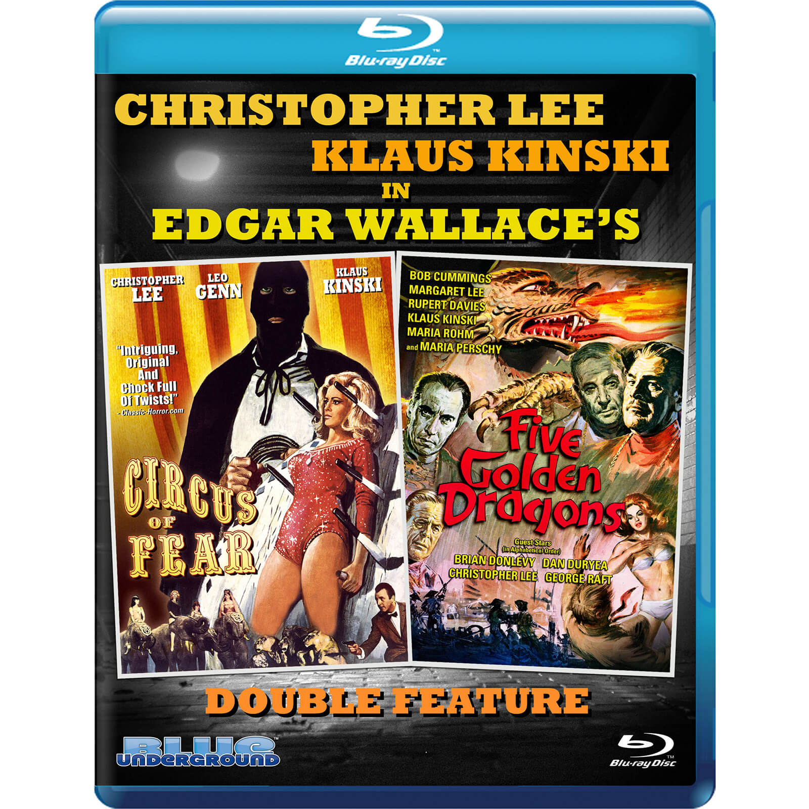 

Double Feature: Circus of Fear / Five Golden Dragons