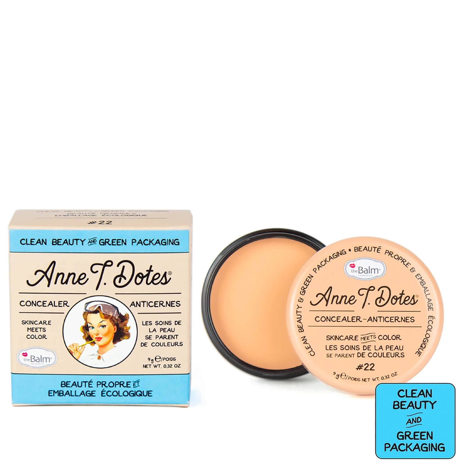 theBalm Anne T. Dotes Concealer 9g (Various Shades) - Light-Medium