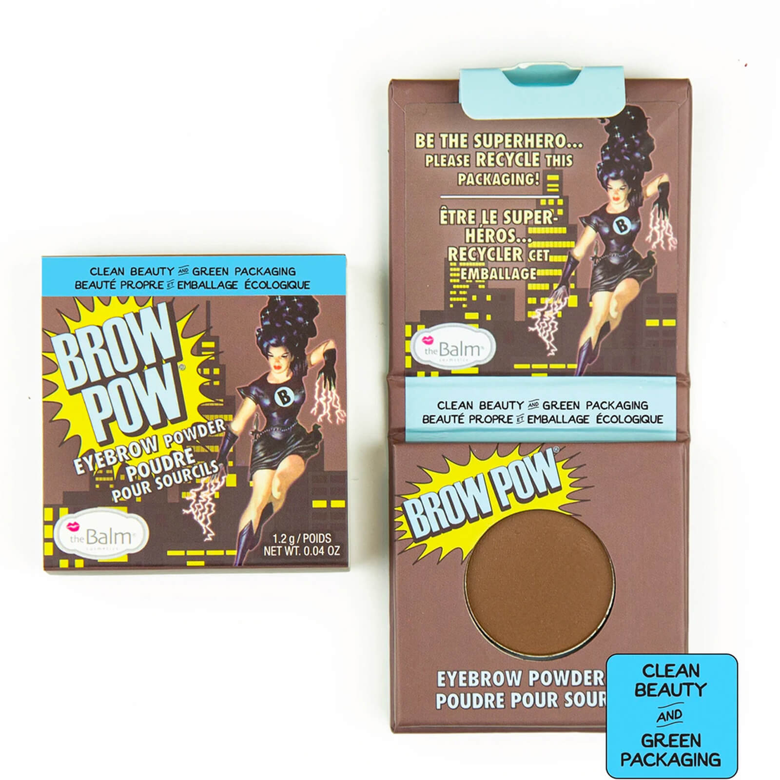Image of theBalm Brow Pow 1.2g (Various Shades) - Light Brown