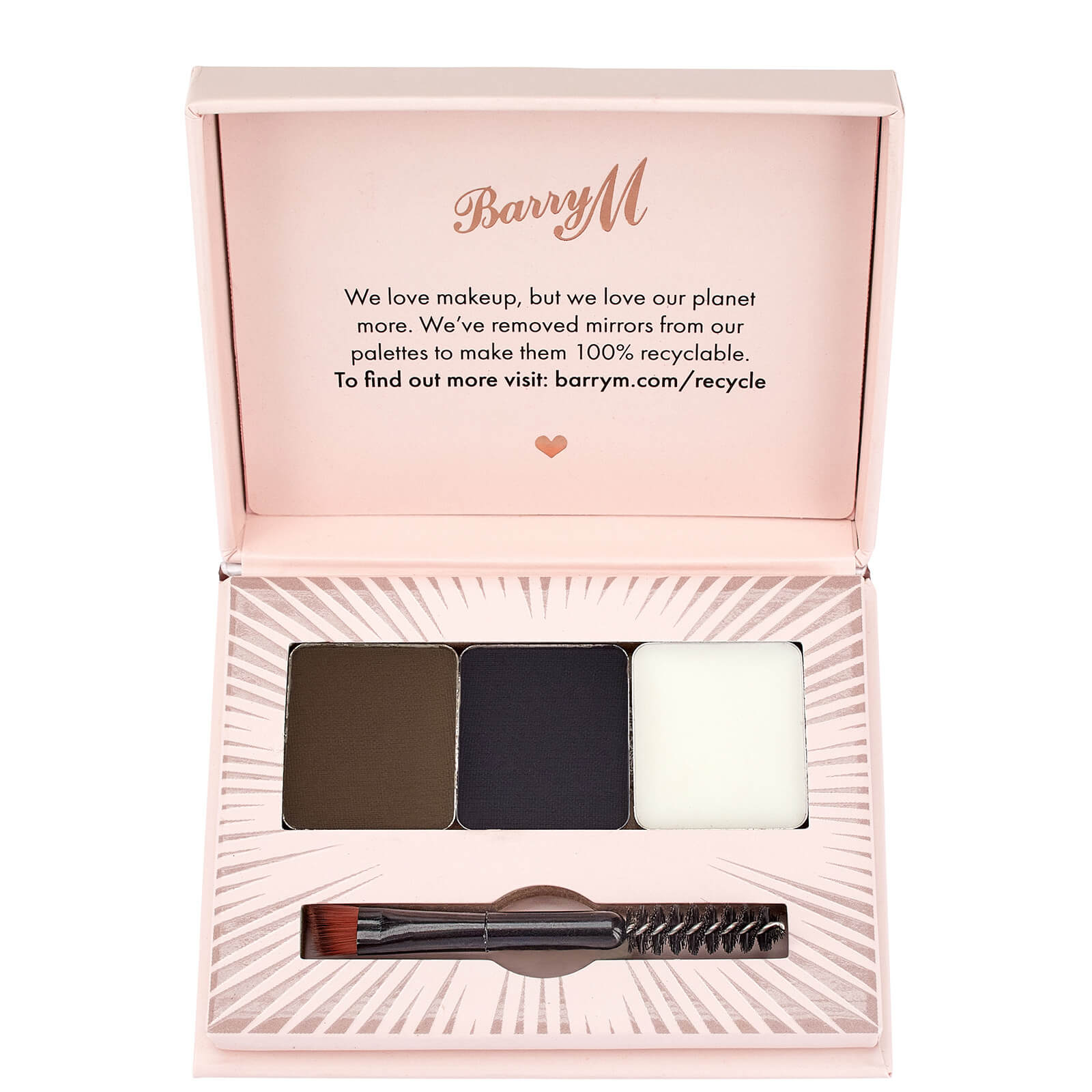 

Barry M Cosmetics Fill and Shape Brow Kit (Various Shades) - Dark
