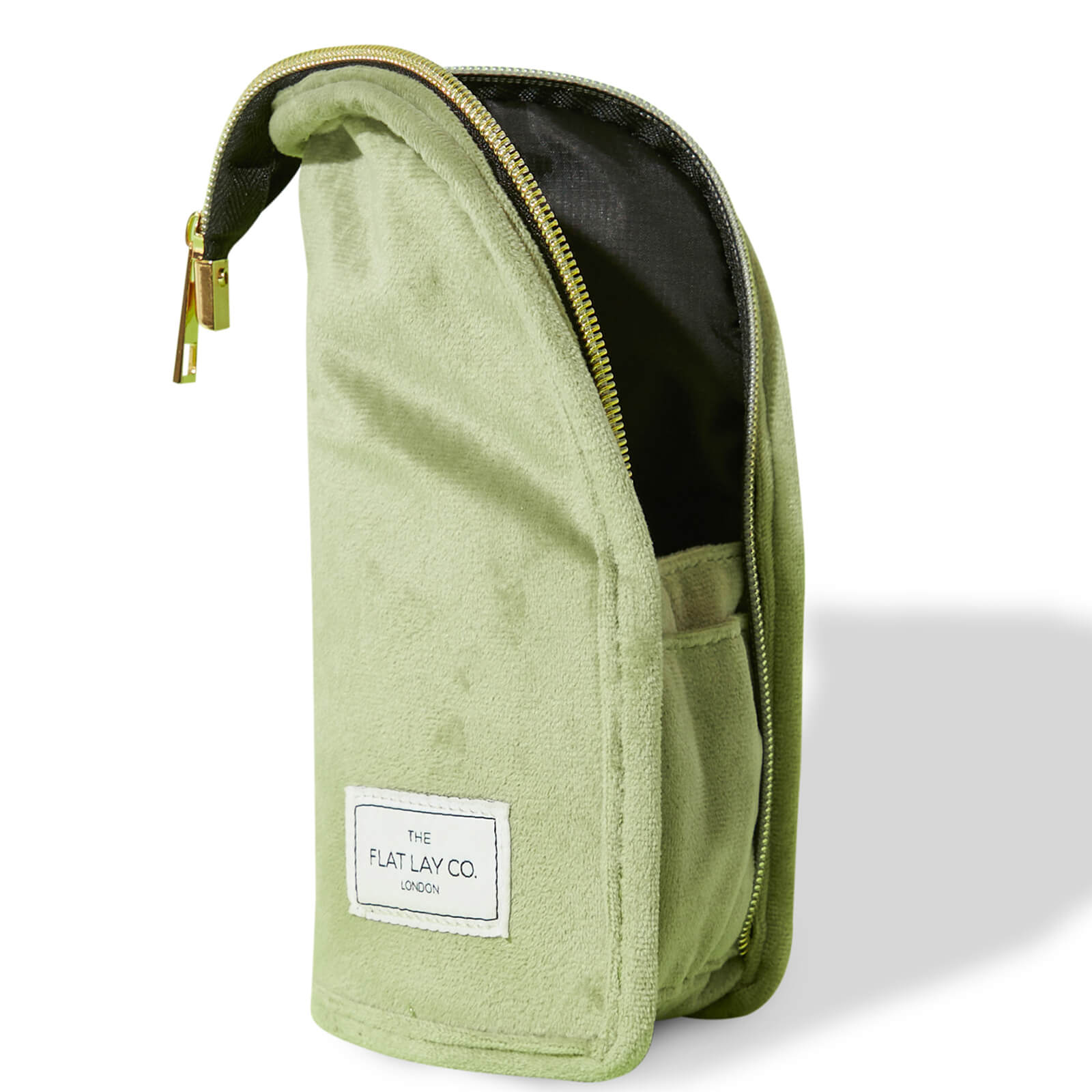 

The Flat Lay Co. Standing Brush Case - Green Velvet