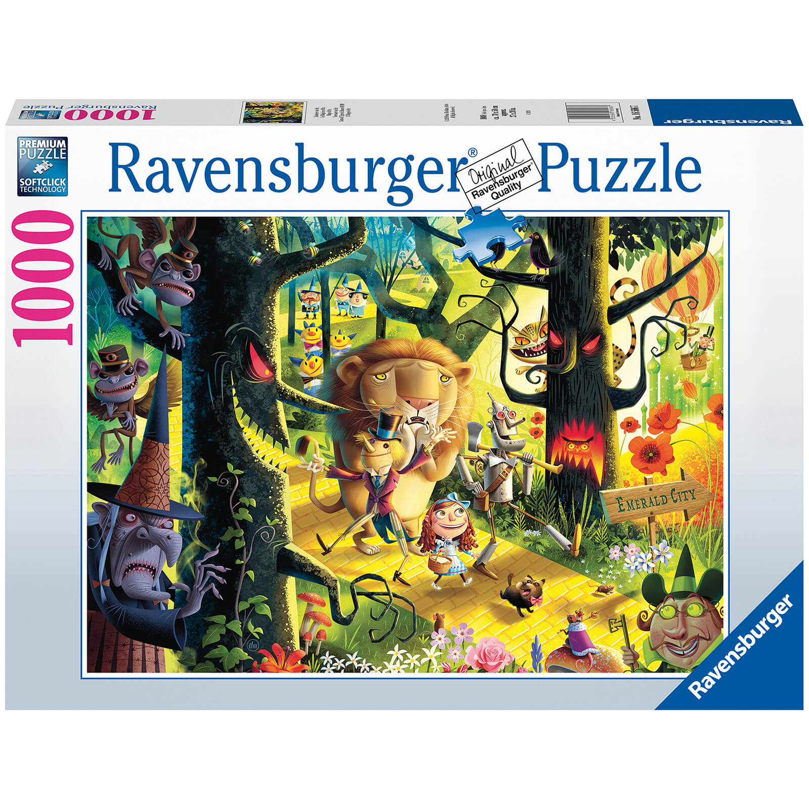 Ravensburger Lions, Tigers and Bears, Oh My! (Wizard of Oz) 1000 piece Jigsaw Puzzle