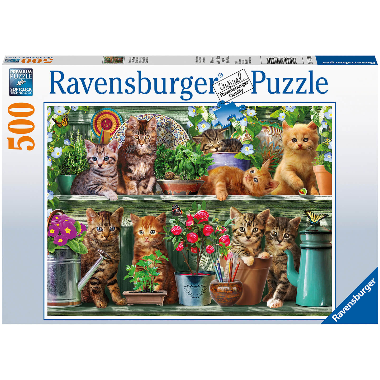 Ravensburger Cats on the Shelf 500 piece Jigsaw Puzzle