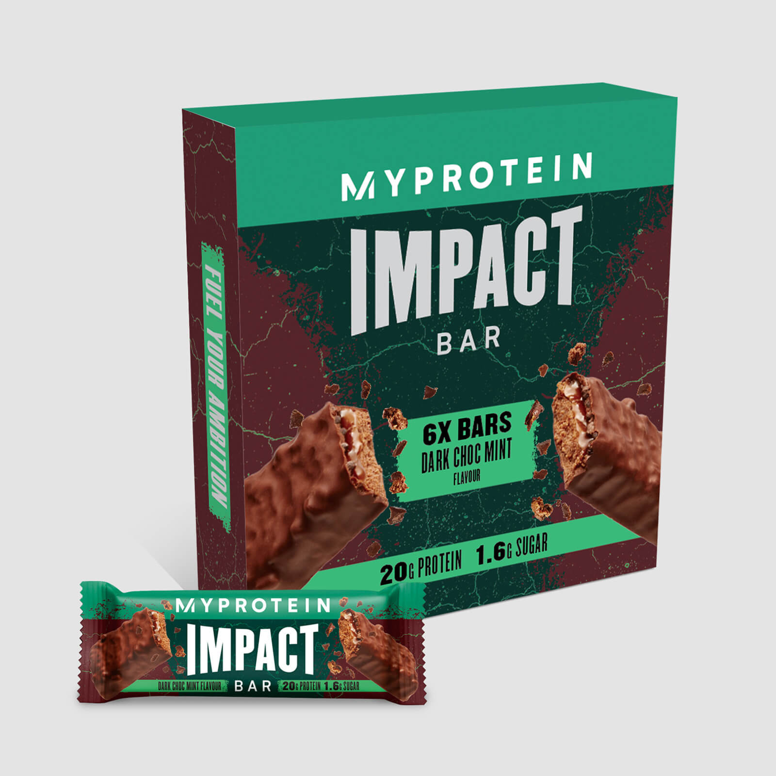 Impact Proteinriegel - 6Riegeln - Dark Chocolate Mint