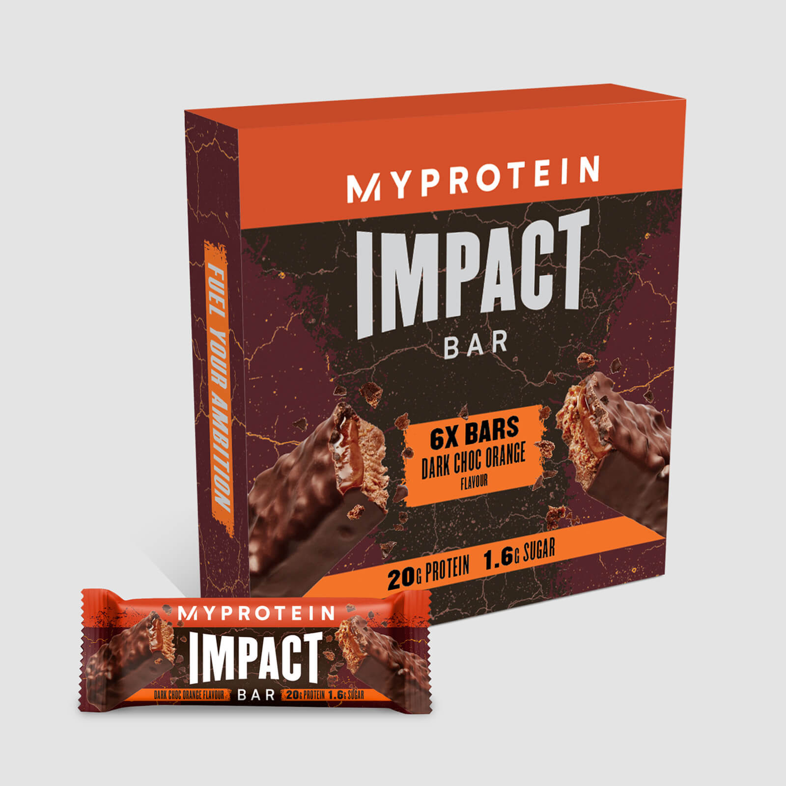 Купить Impact Protein Bar - Шоколад и апельсин, Myprotein International
