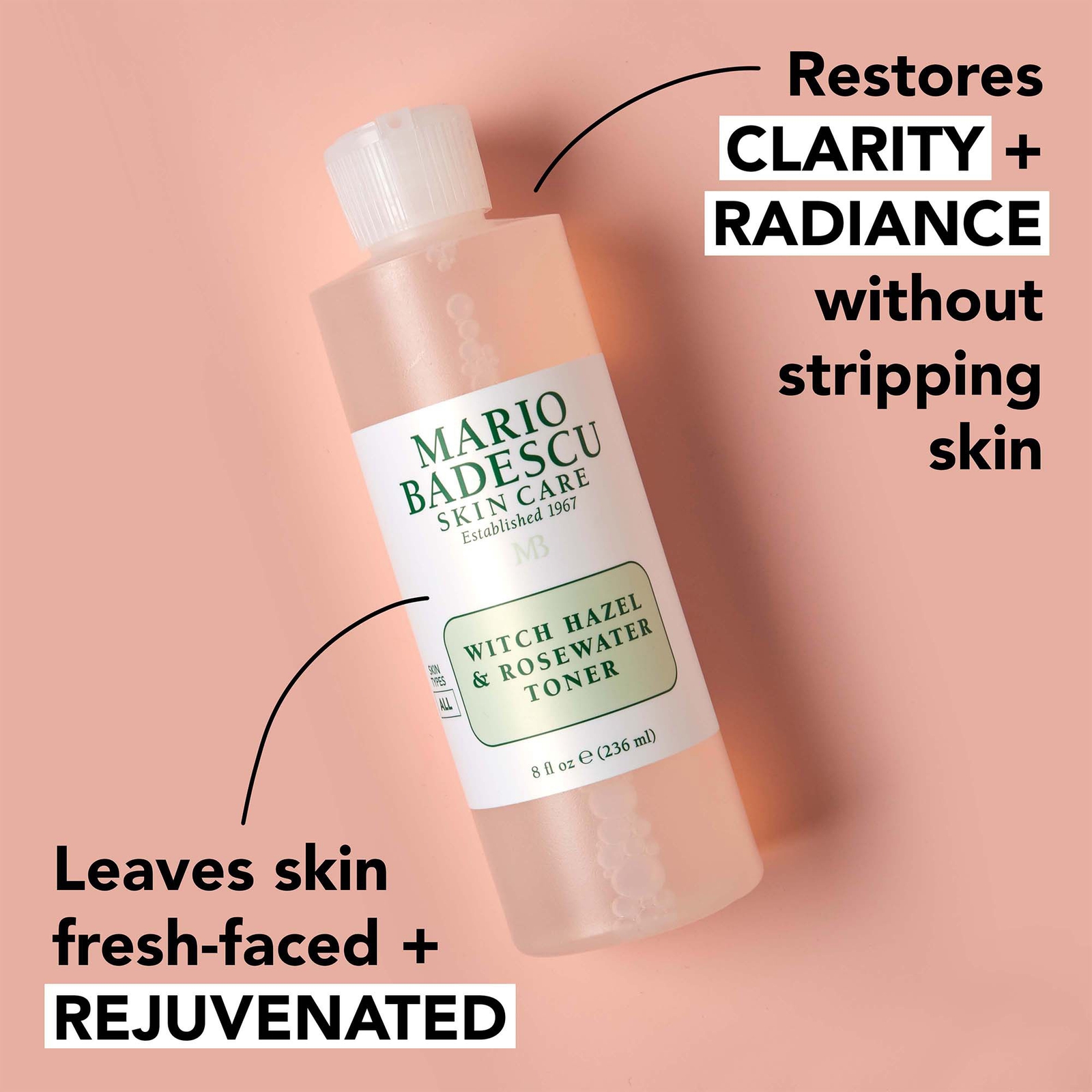 Thumbnail - Mario Badescu Witch Hazel & Rosewater Toner 236ml