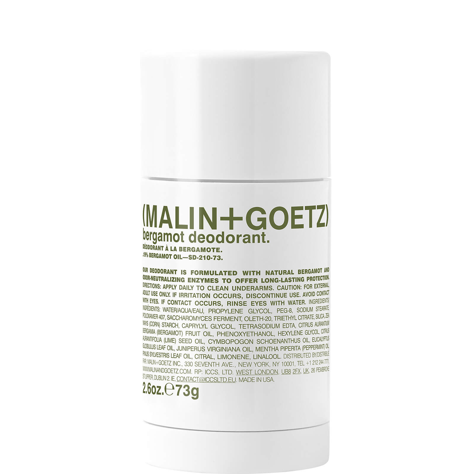 Photos - Deodorant Malin & Goetz MALIN + GOETZ Bergamot  