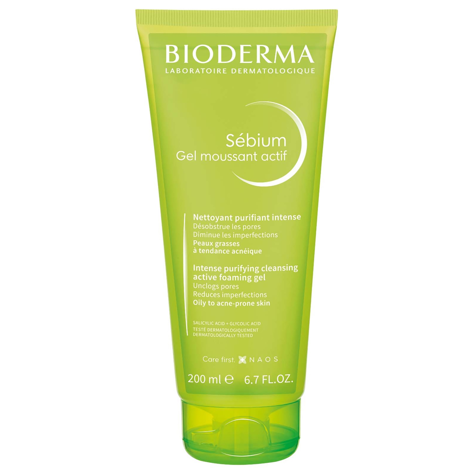 Photos - Facial / Body Cleansing Product Bioderma Sebium Actif Intense Purifying Foaming Gel Cleanser 200ml 28667 