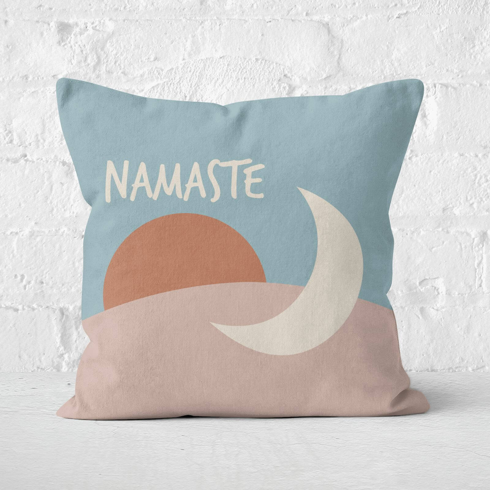 Yoga Namaste Square Cushion - 40x40cm - Soft Touch