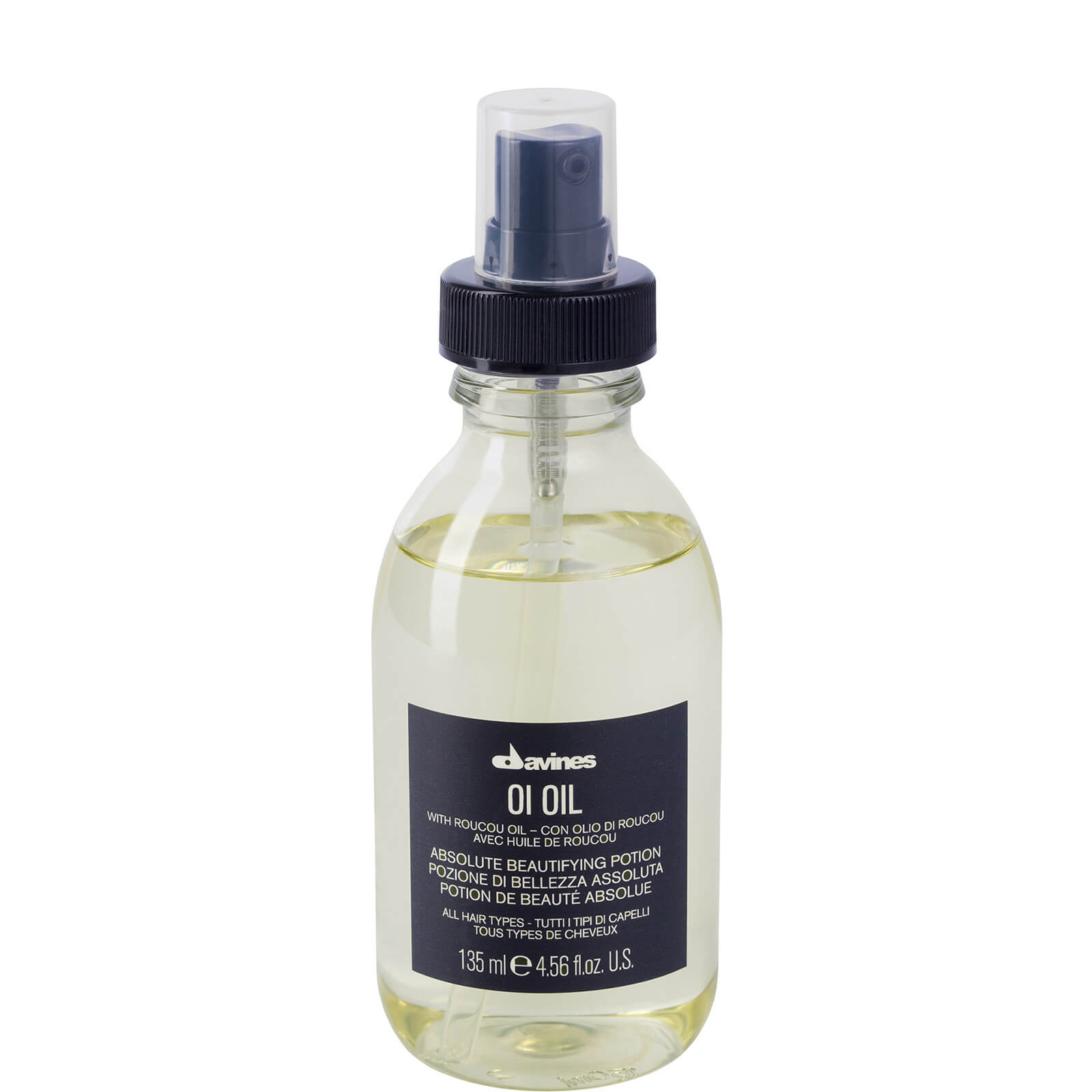 Photos - Hair Styling Product Davines Oi Oil Beautifying Potion 135ml 