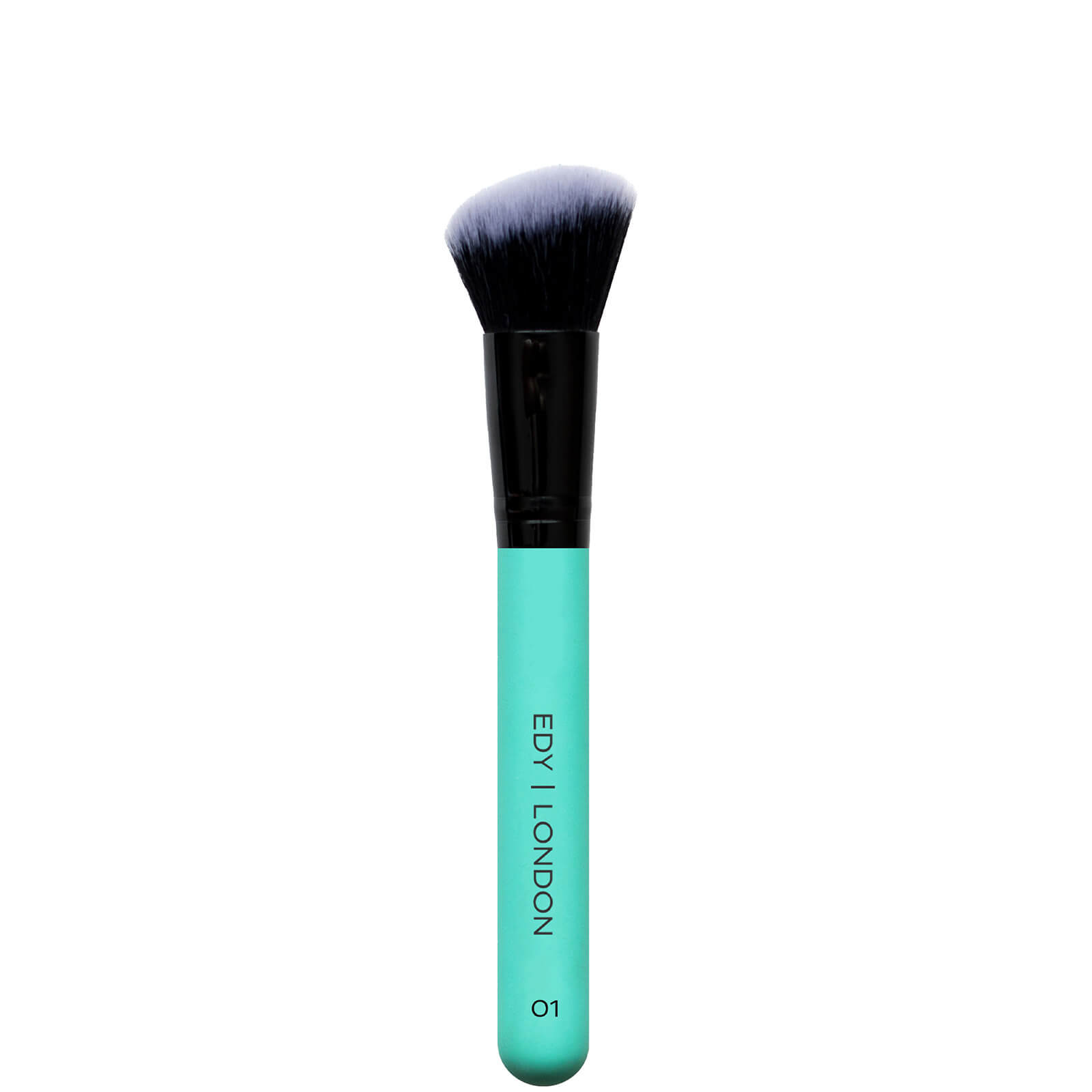 EDY LONDON Angled Contour Face Brush 01 - Turquoise