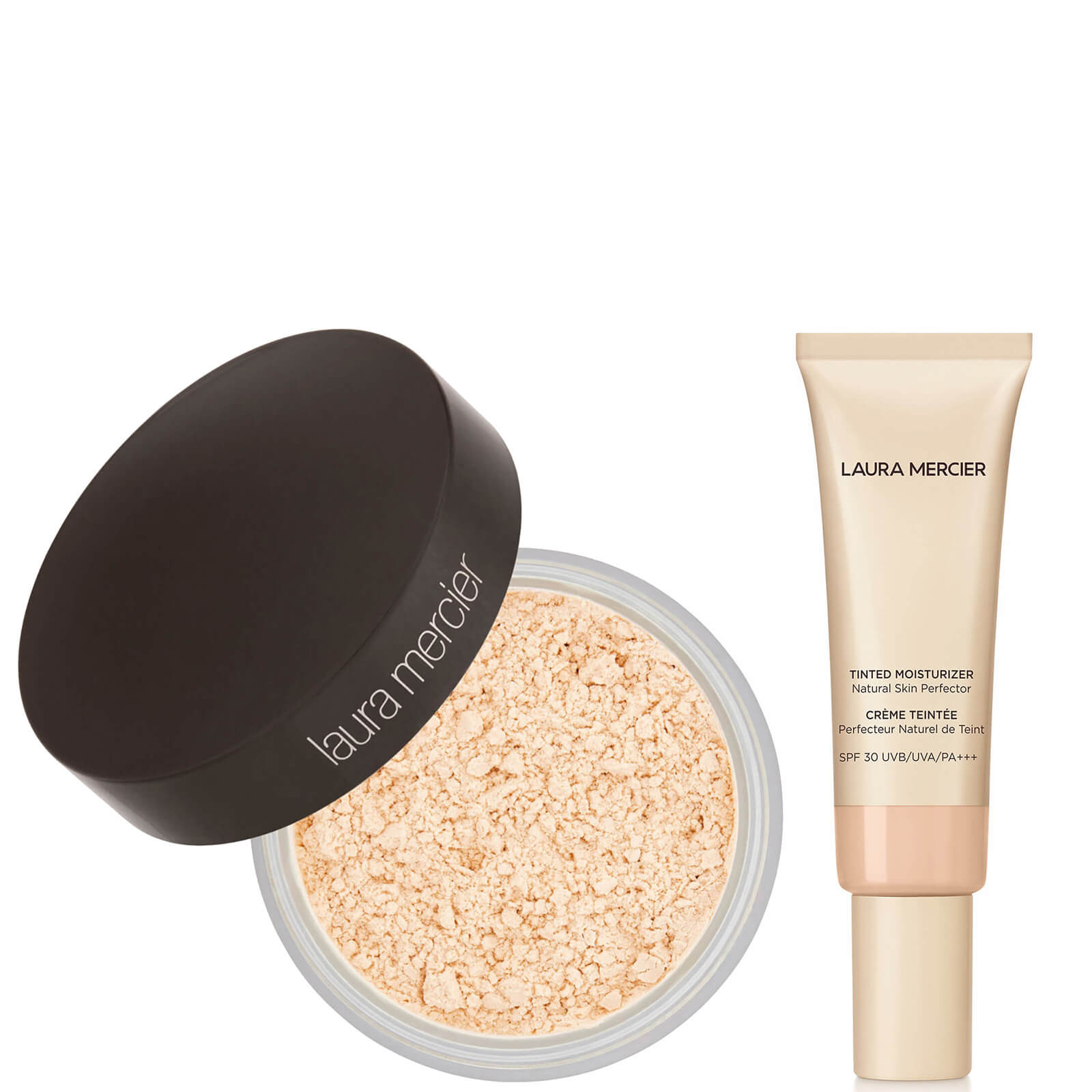 

Laura Mercier Translucent Loose Setting Powder and Tinted Moisturiser Duo (Various Shades) - Cameo