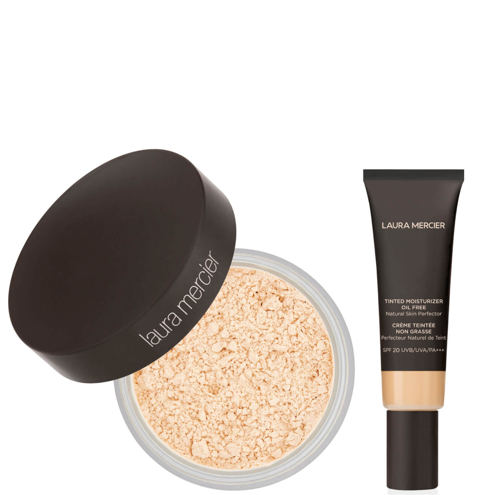 

Laura Mercier Translucent Loose Setting Powder and Oil Free Tinted Moisturiser Duo (Various Shades) - Petal