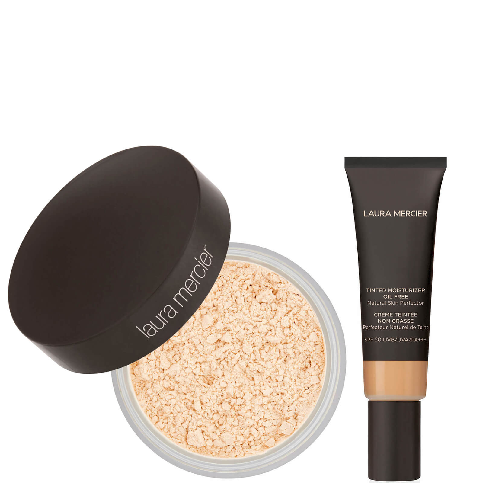 

Laura Mercier Translucent Loose Setting Powder and Oil Free Tinted Moisturiser Duo (Various Shades) - Nude