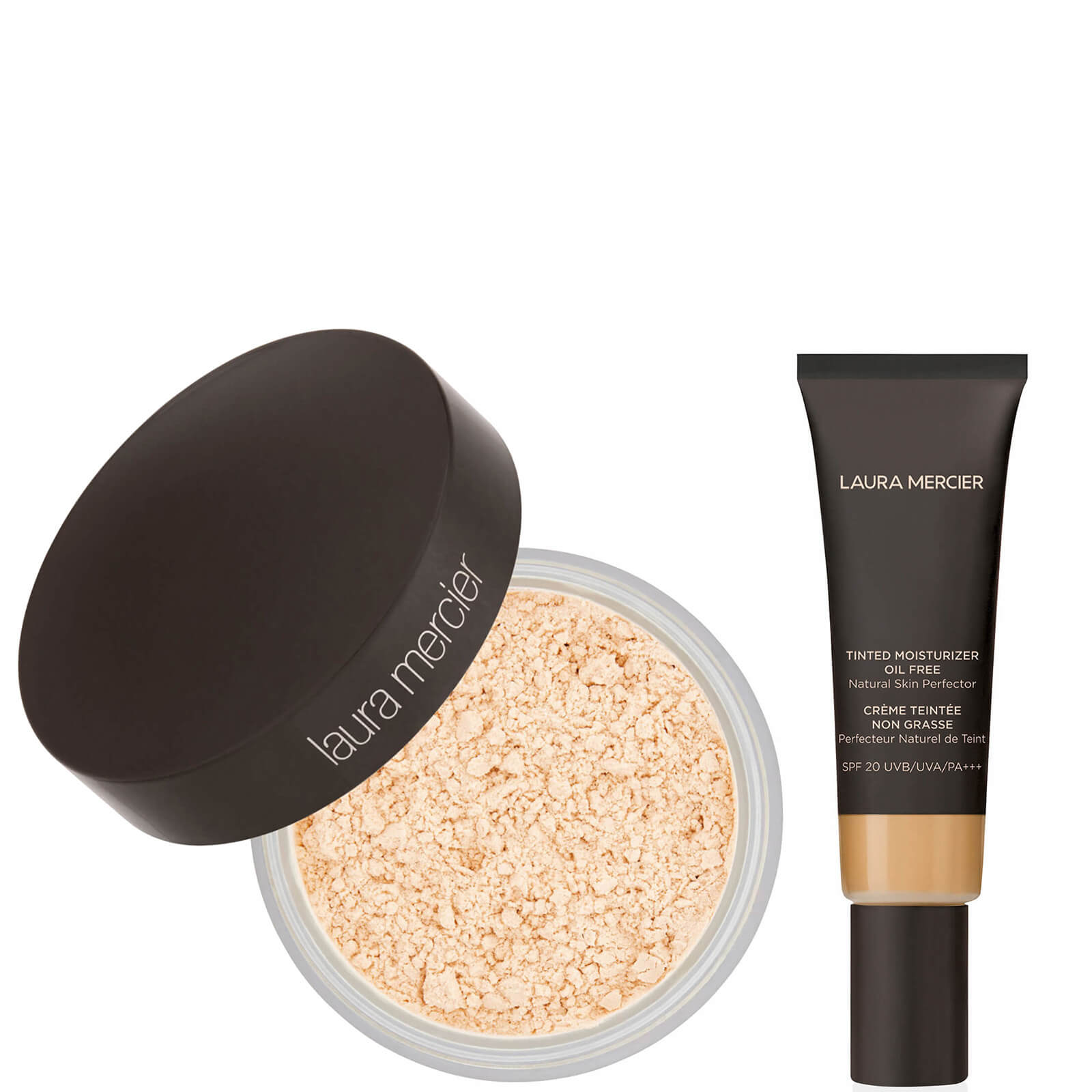 

Laura Mercier Translucent Loose Setting Powder and Oil Free Tinted Moisturiser Duo (Various Shades) - Almond
