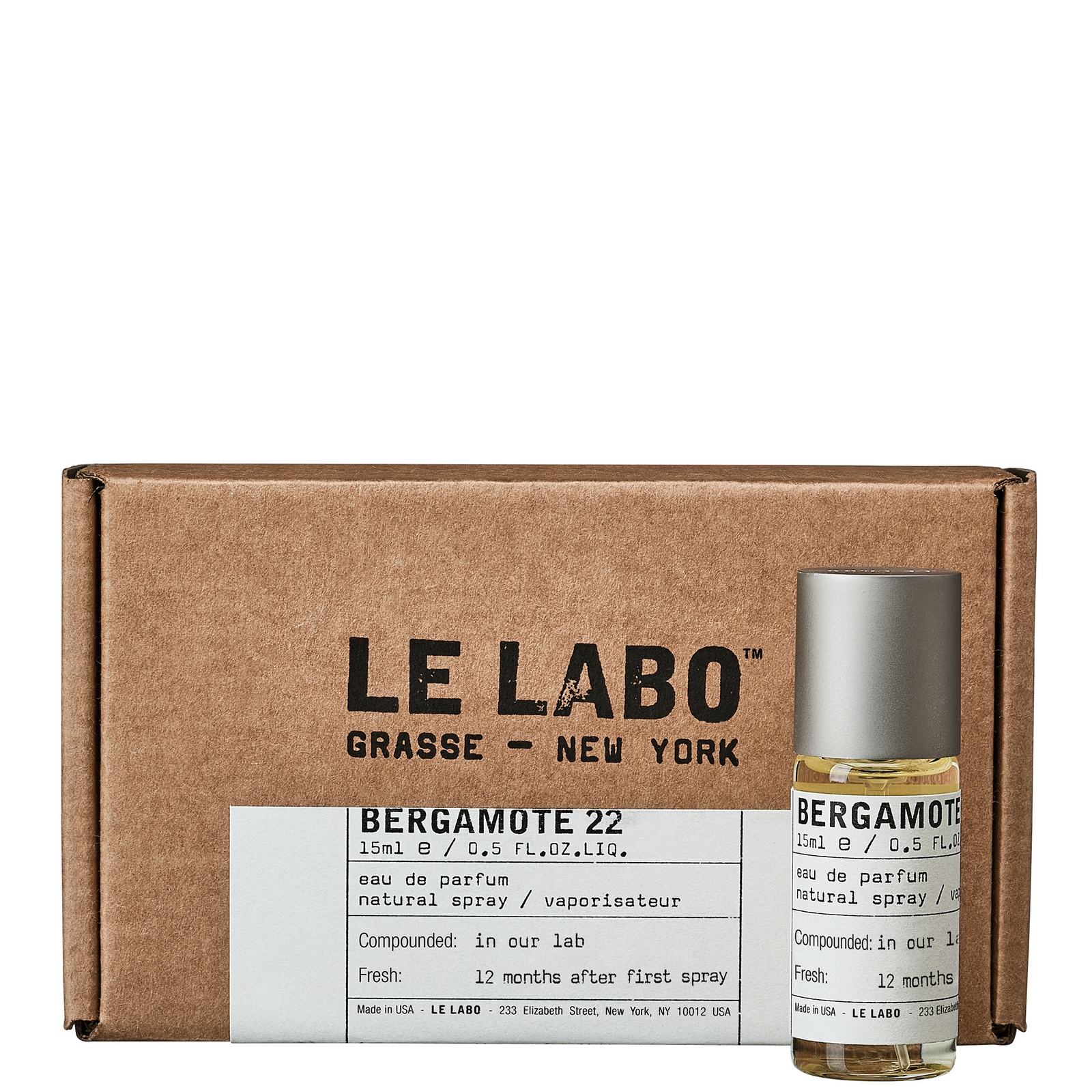 Photos - Women's Fragrance Le Labo Bergamote 22 - Eau De Parfum - 15ml 