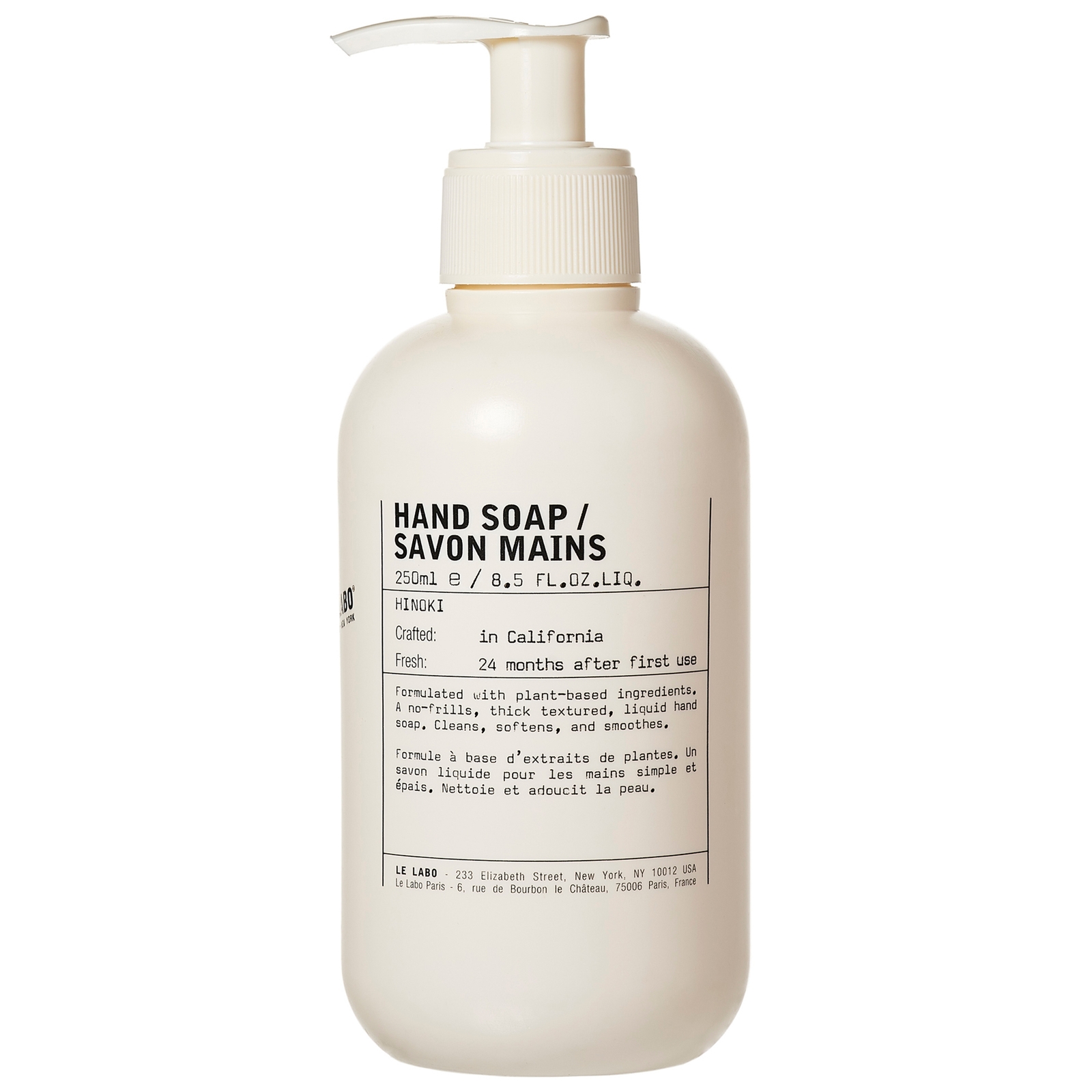 Le Labo Hand Soap Hinoki 250ml