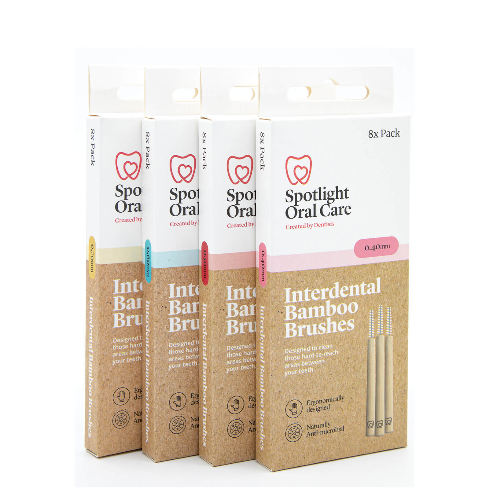 

Spotlight Oral Care Interdental Bamboo Brushes - 0.6 Interdental Bamboo Brushes
