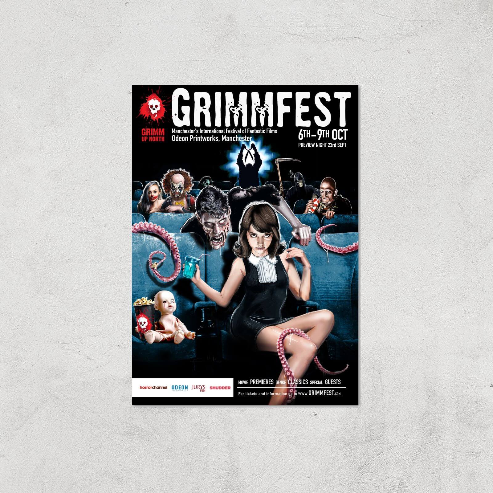 Grimmfest 2016 Giclée Art Print - A3 - Print Only