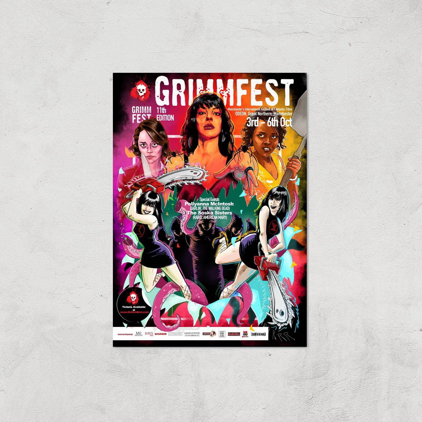 

Grimmfest 11th Edition 2019 Giclée Art Print - A4 - Print Only