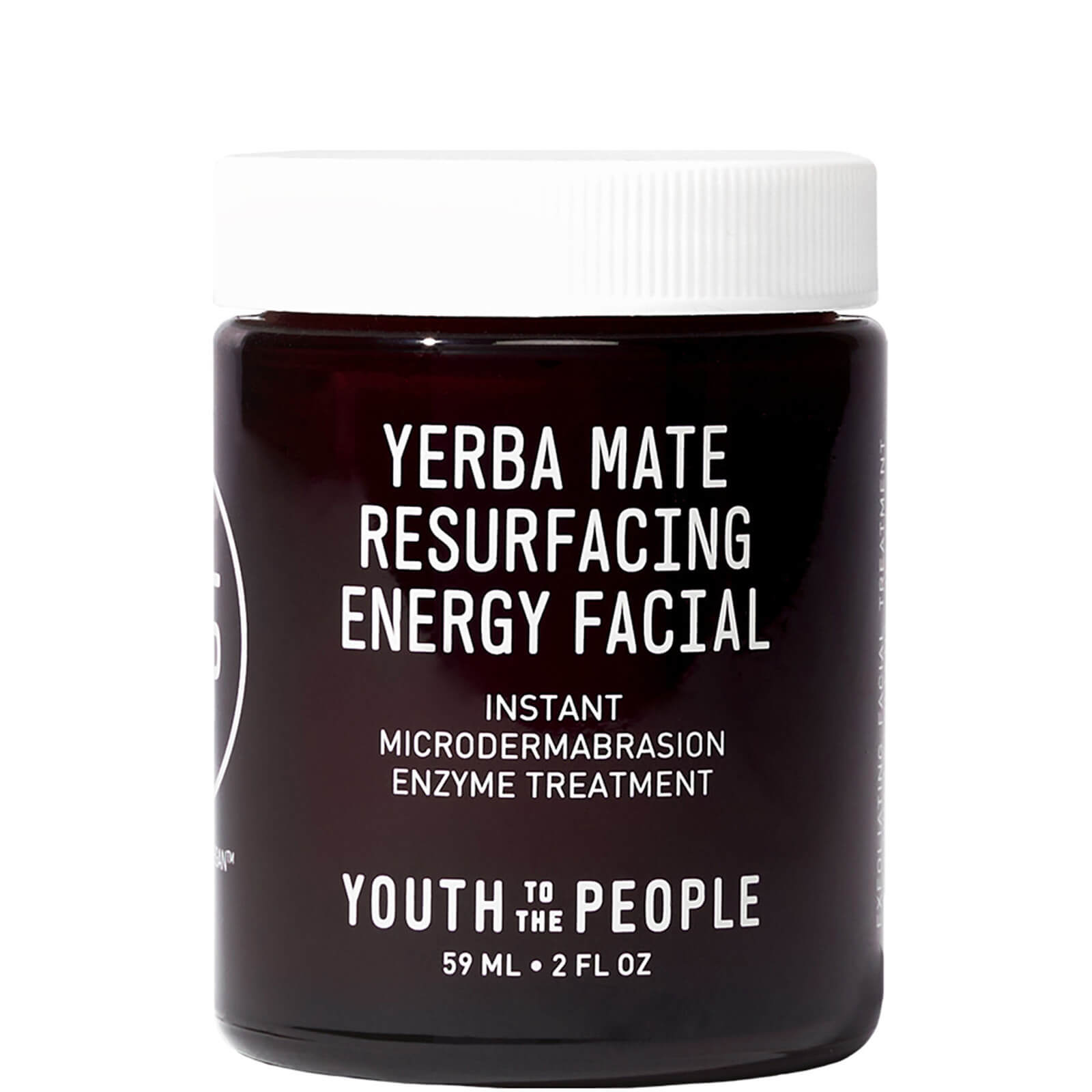 Youth To The People Yerba Mate Resurfacing Energy Facial - Full Size In White