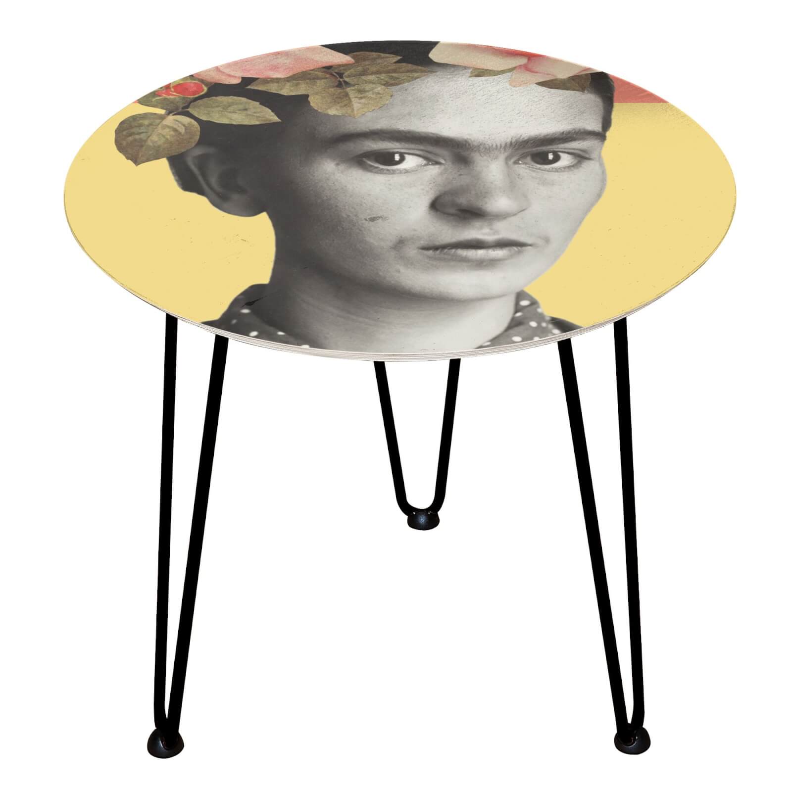 Frida Wooden Side Table - Black