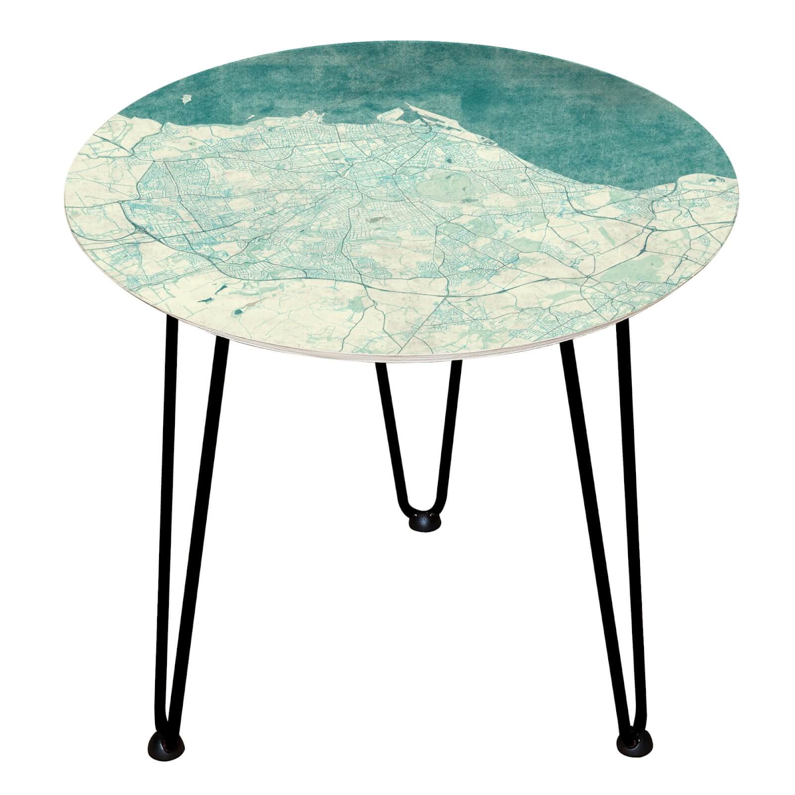 Edinburgh Wooden Side Table - Black