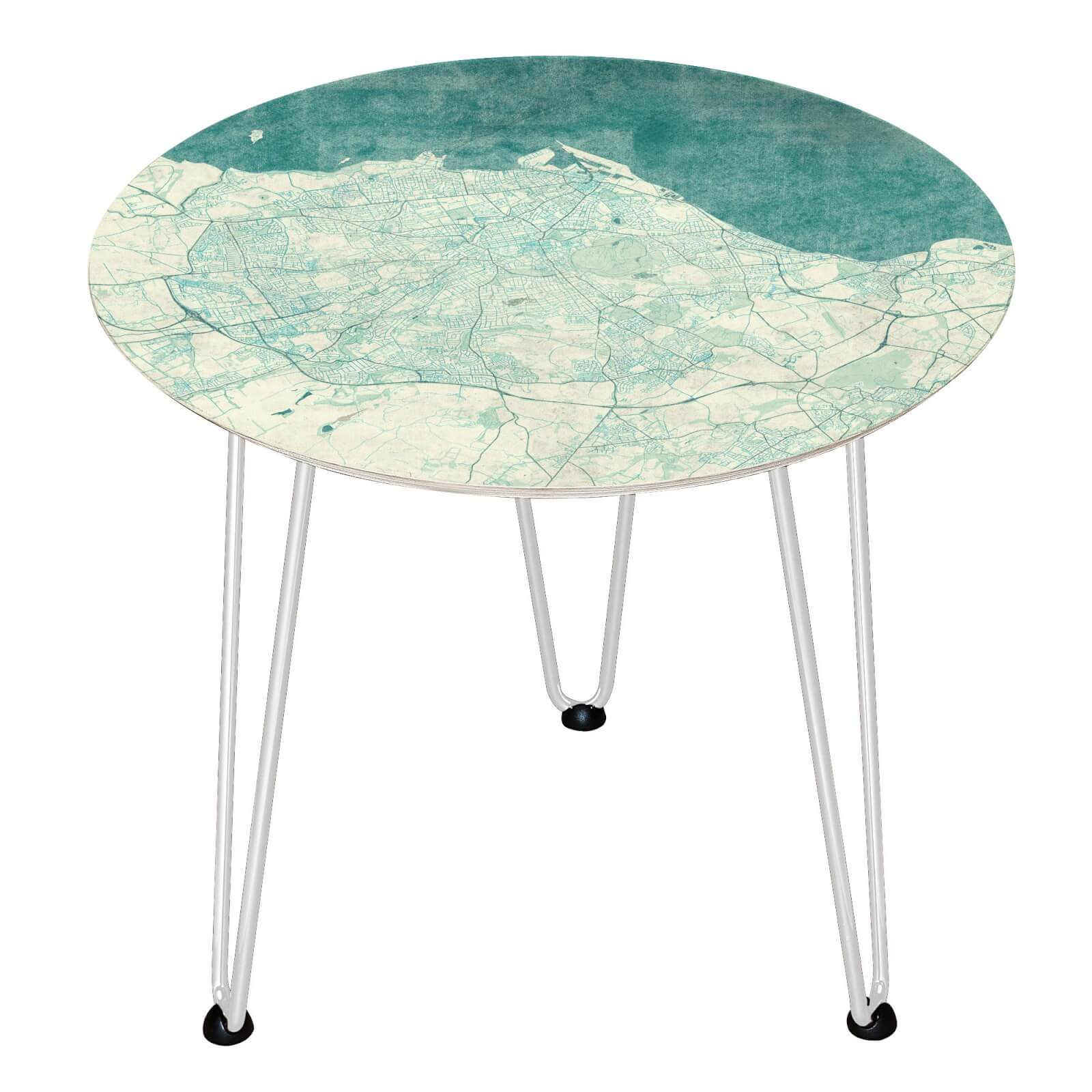 Edinburgh Wooden Side Table - White