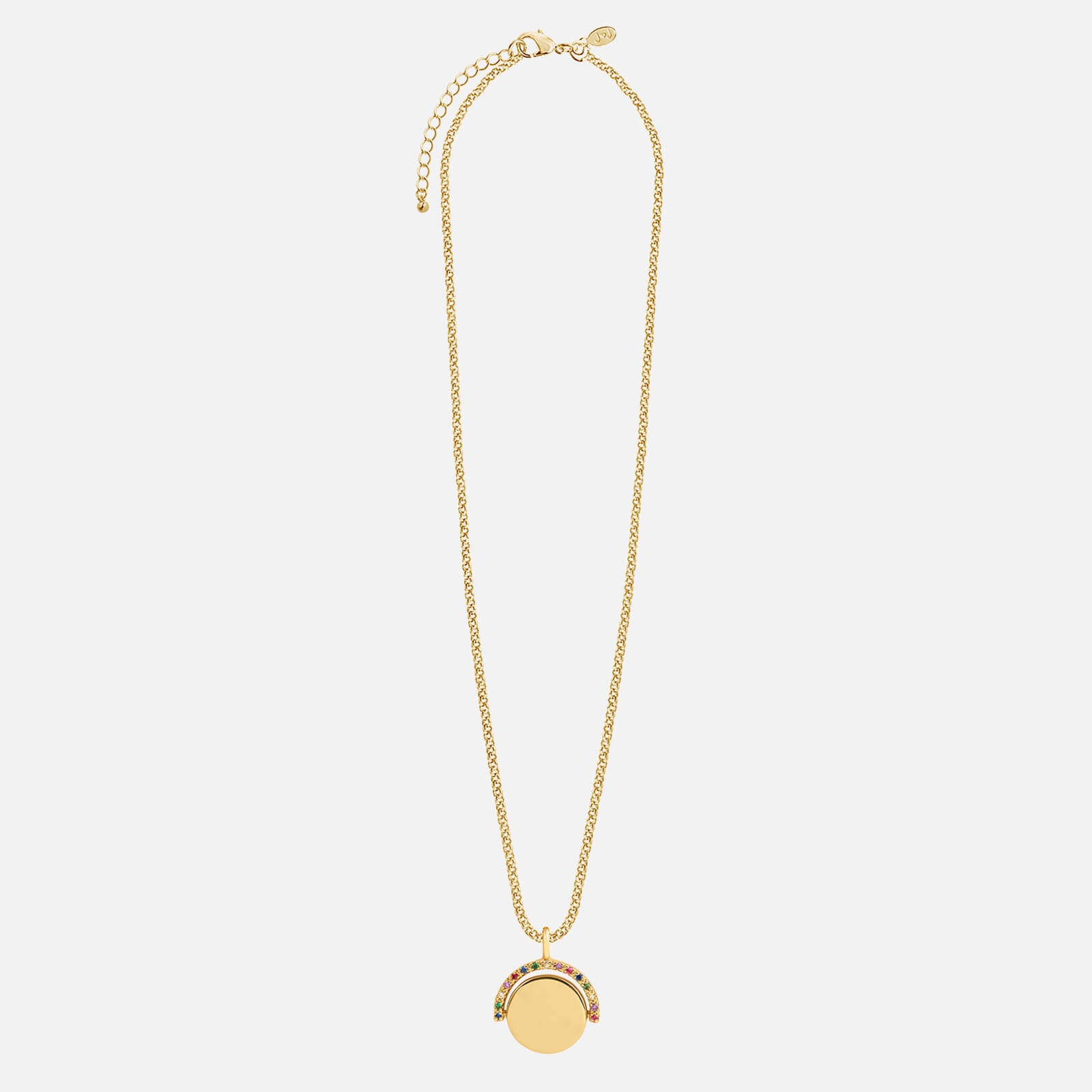 Image of Joma Jewellery Women's Positivity Pendants Keep On Shining Necklace - Gold
