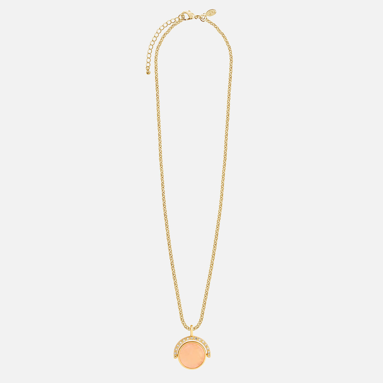 Image of Joma Jewellery Women's Positivity Pendants Live Love Sparkle Necklace - Gold