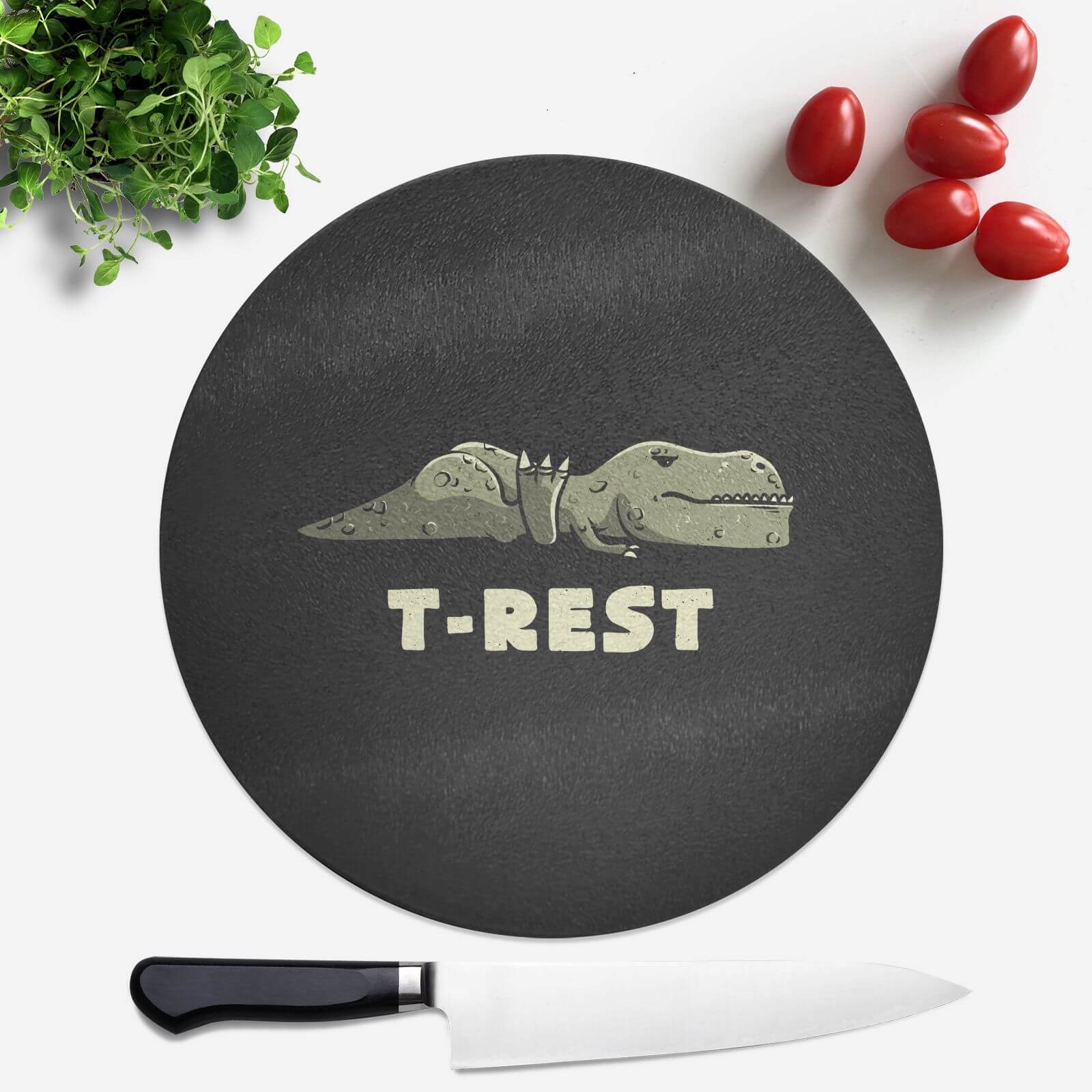 T-Rest Round Chopping Board