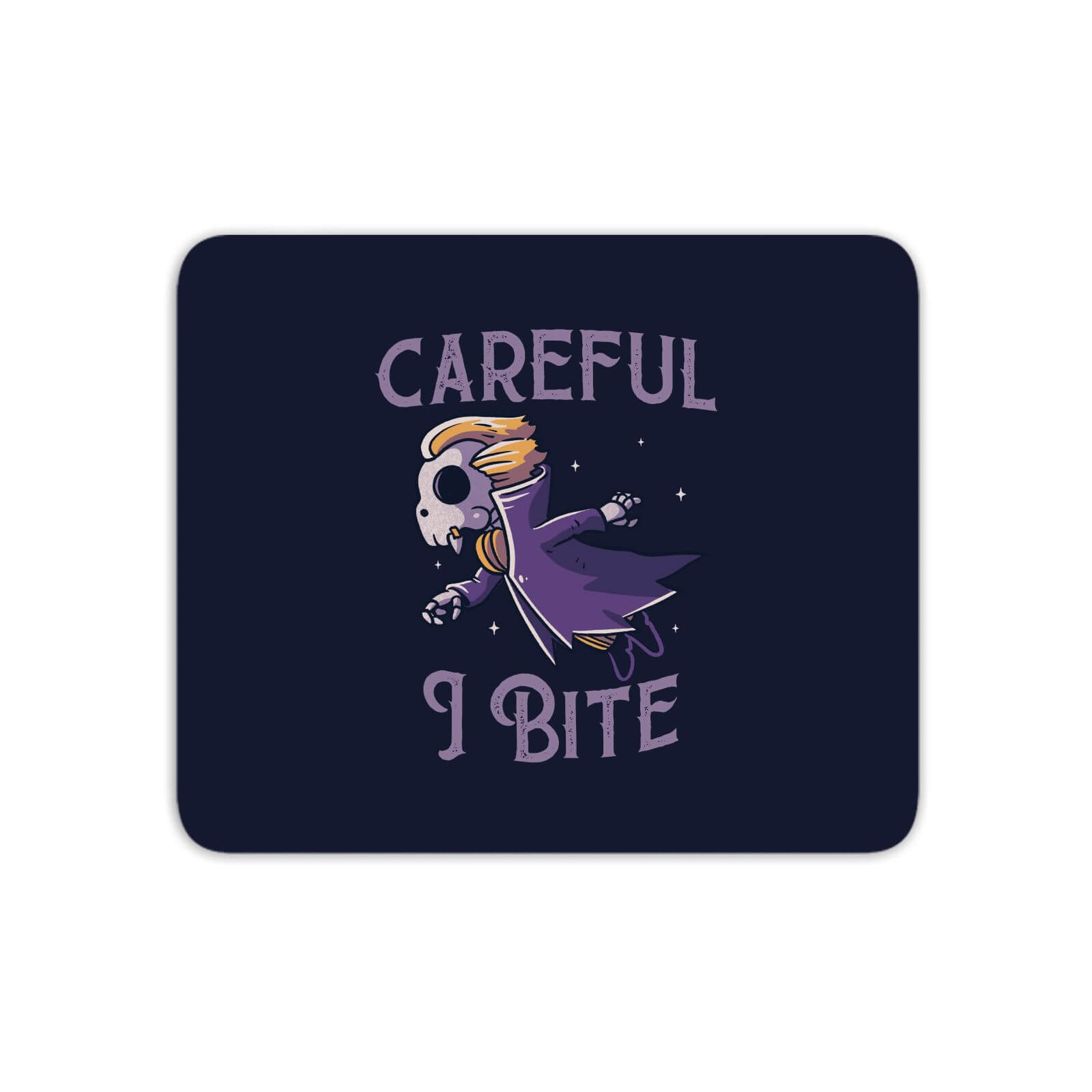 Careful I Bite Mouse Mat