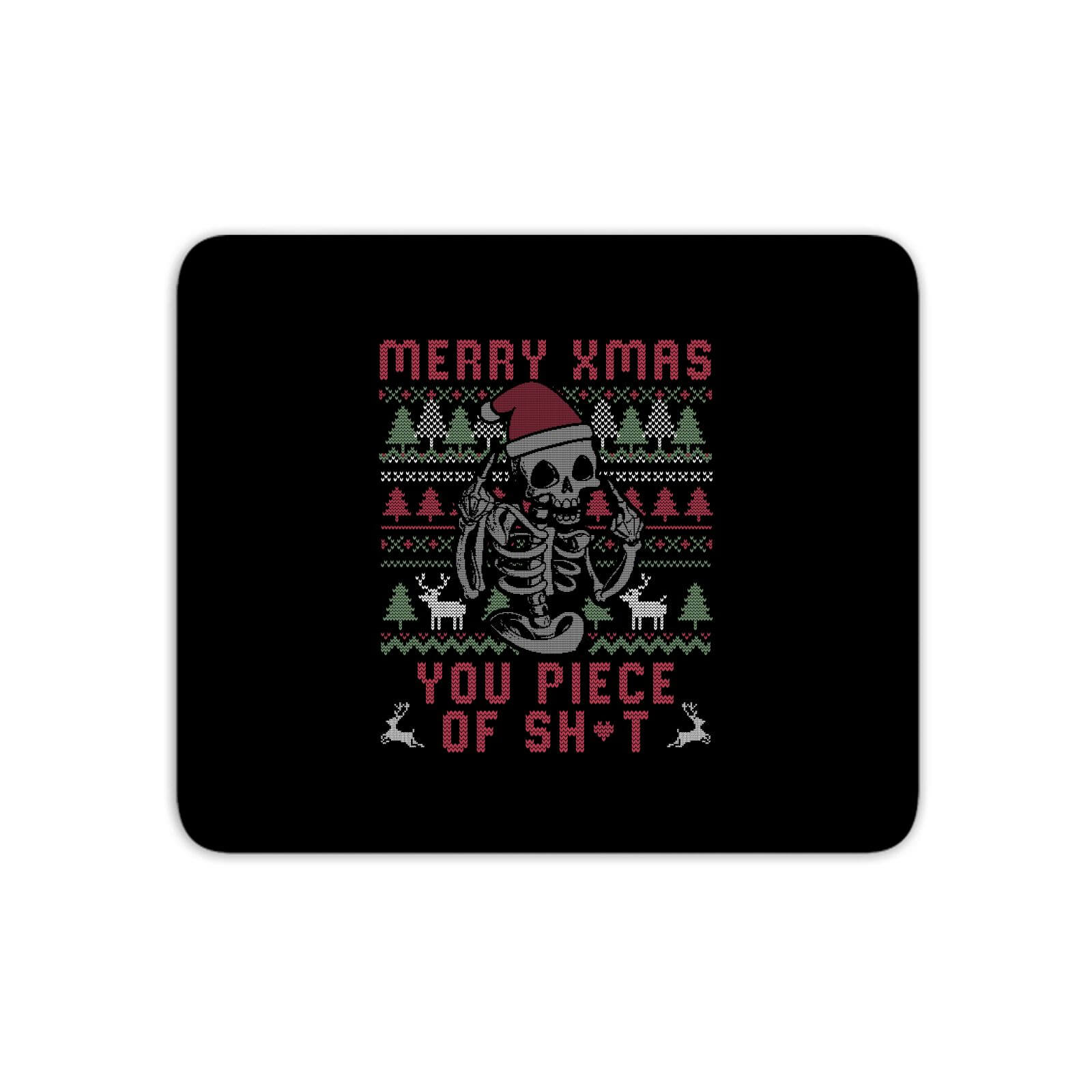 Christmas Skull Mouse Mat