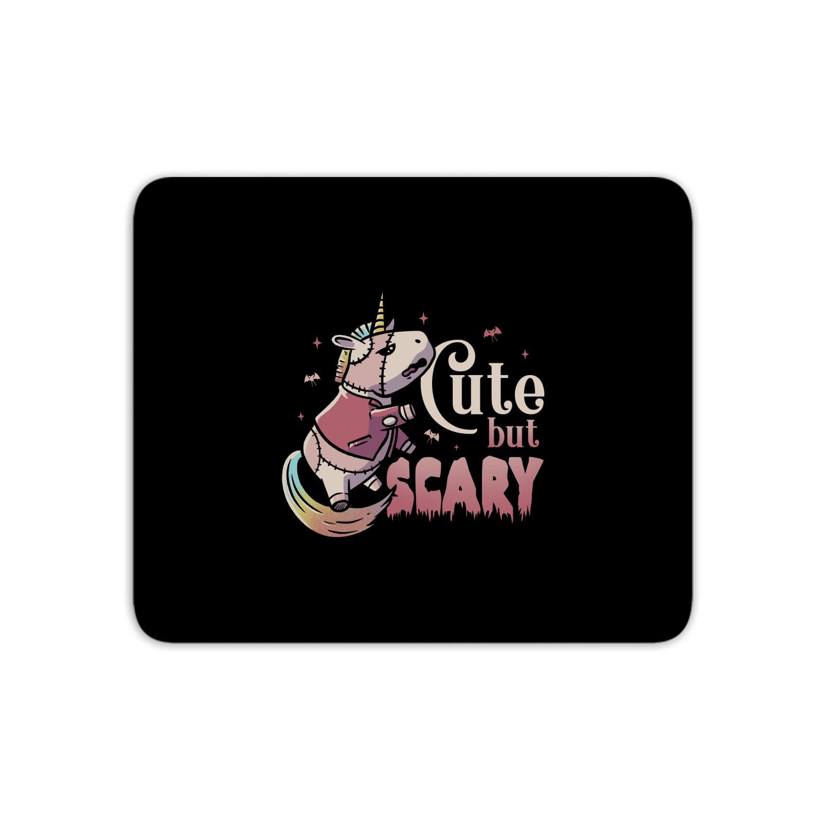 Cute But Scary Unicorn Mouse Mat