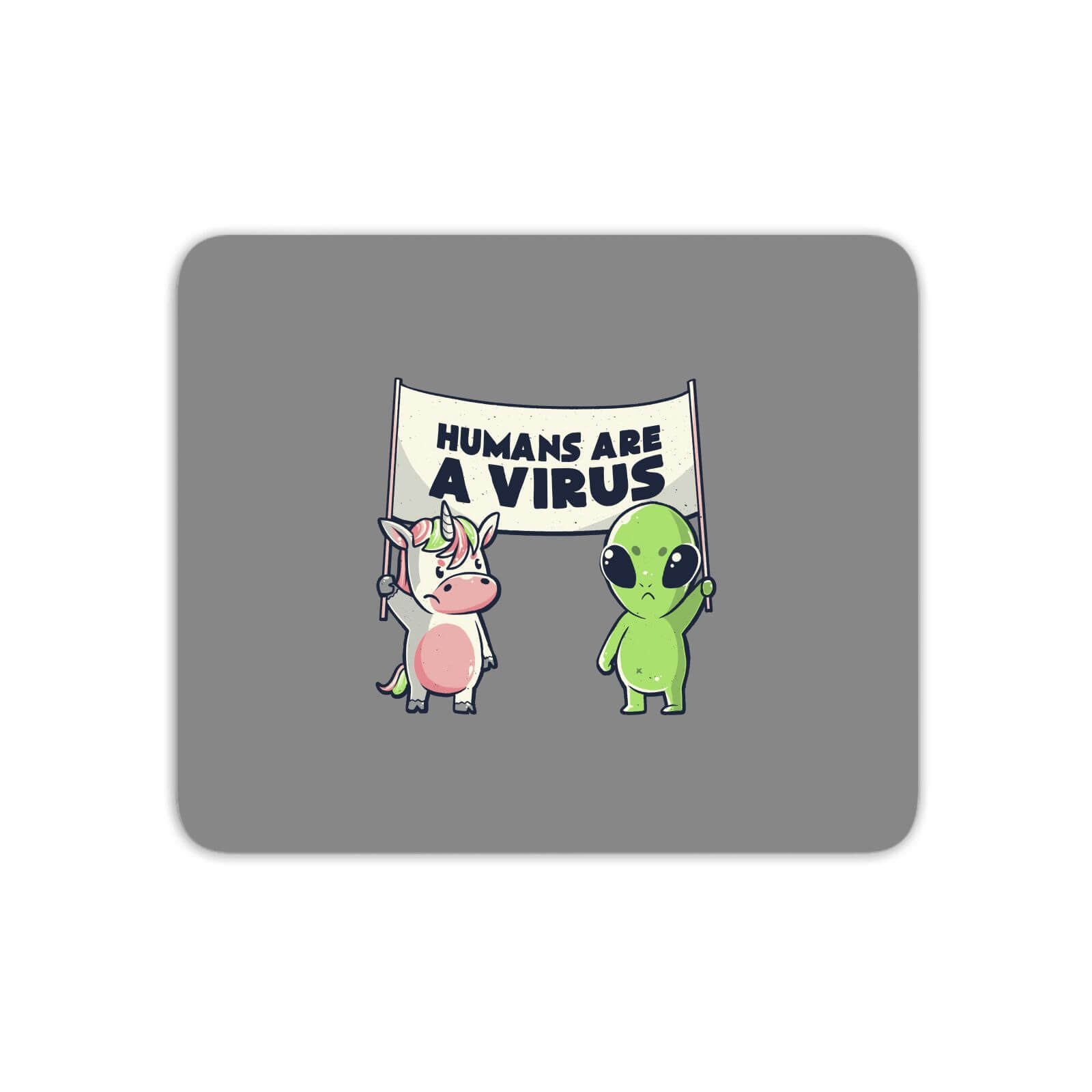 Humans Are A Virus Mouse Mat