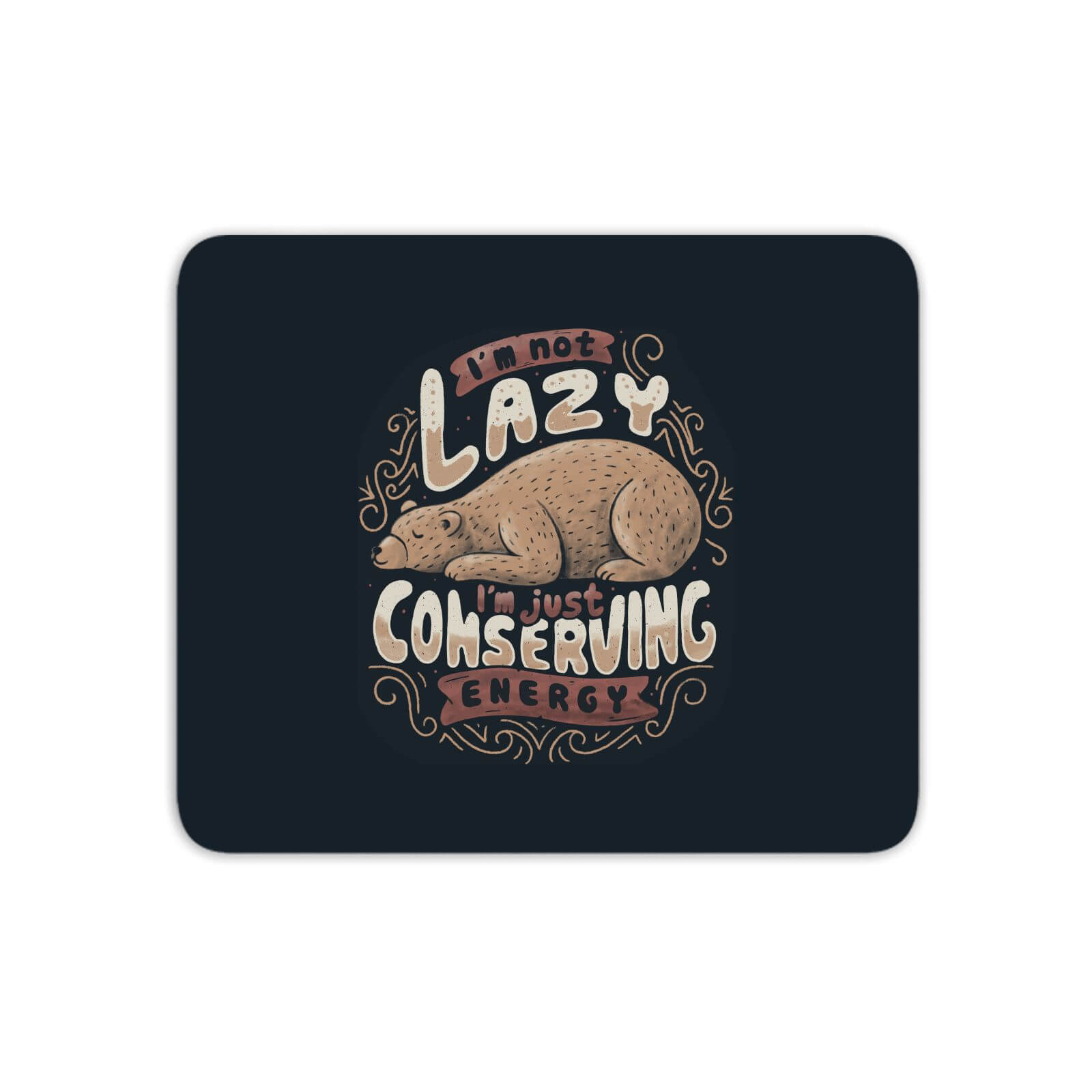 Lazy Bear Mouse Mat