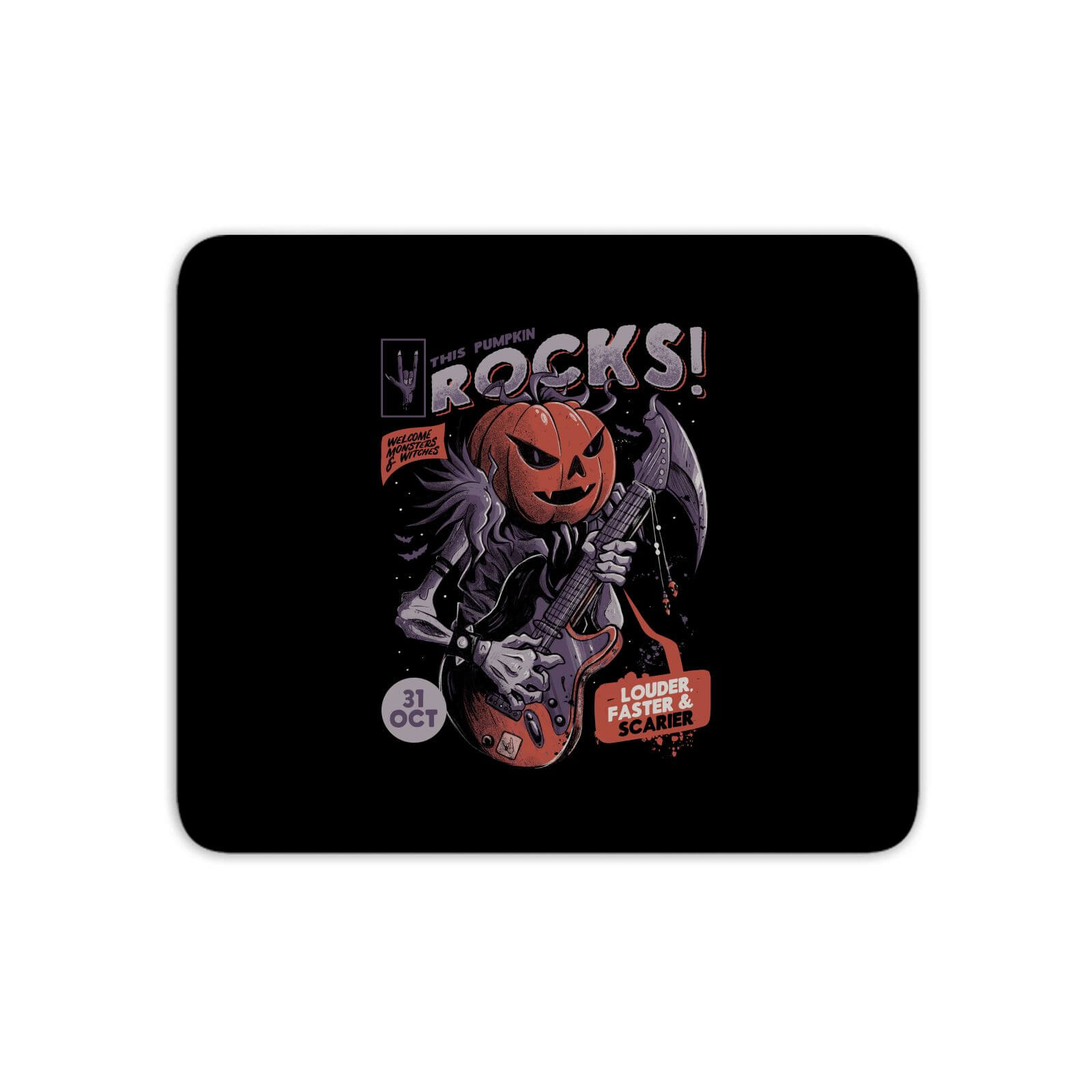 Rock Pumpkin Mouse Mat