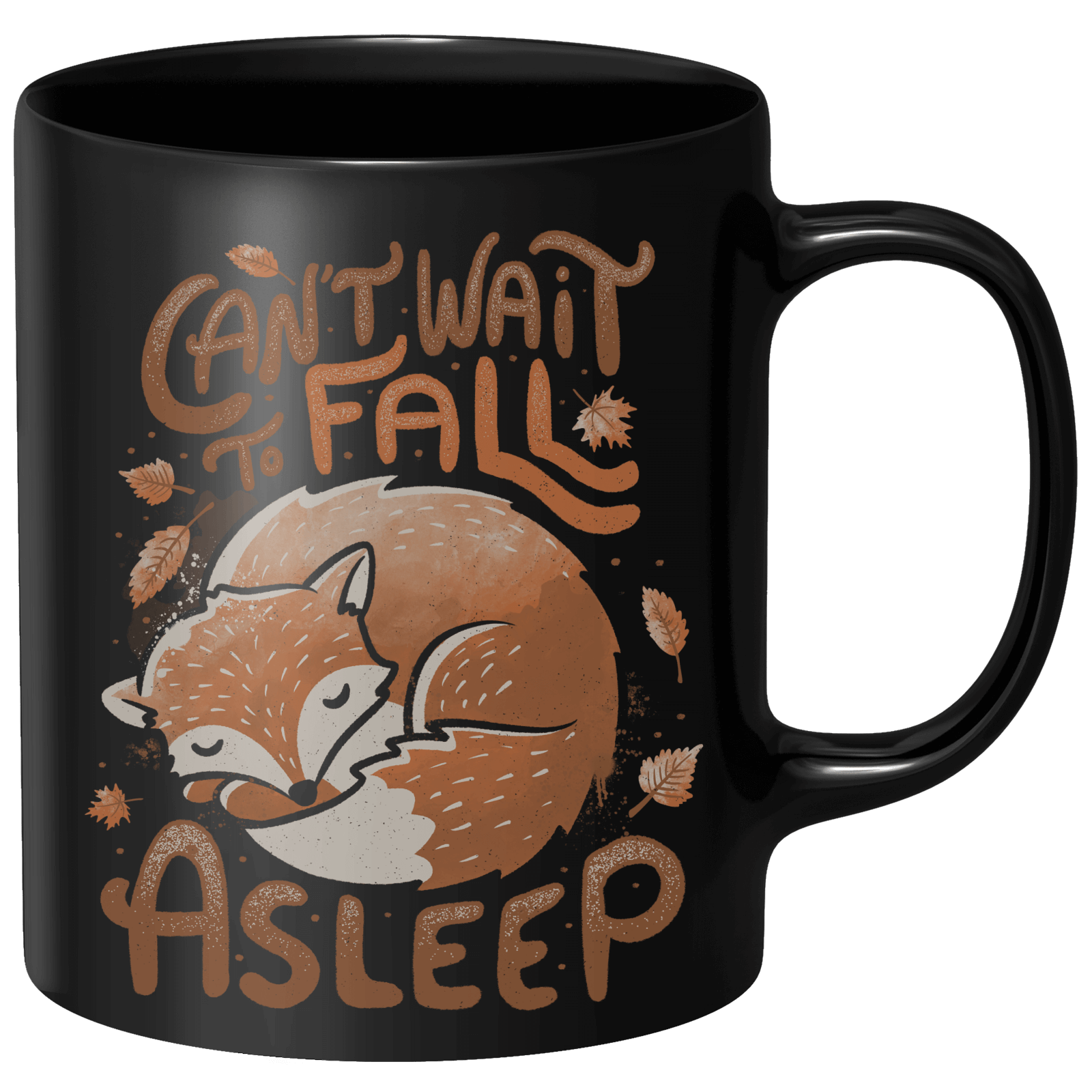 Cant Wait To Fall Mug - Black