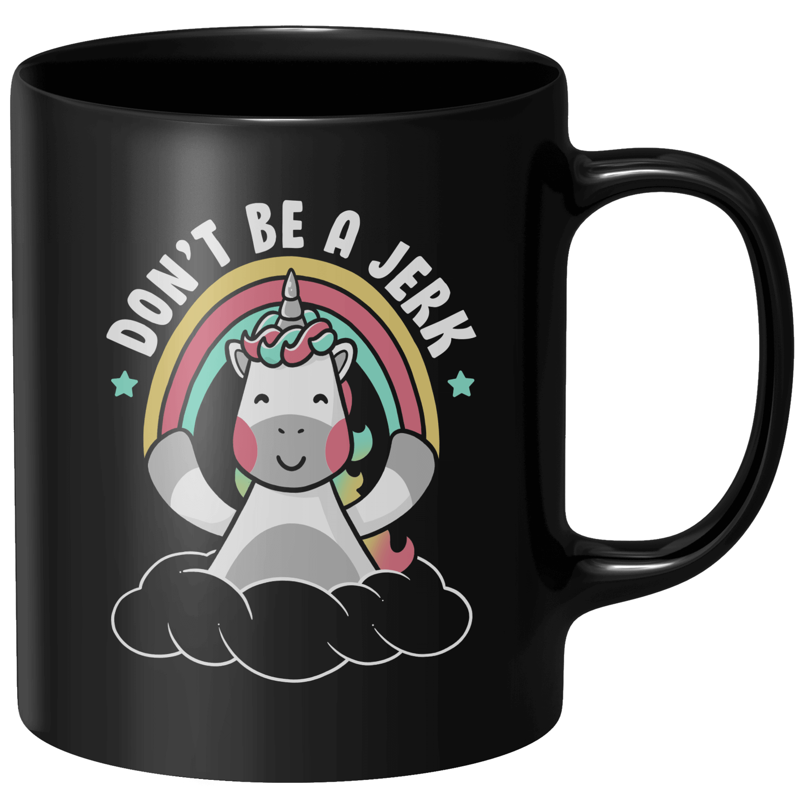 Don't Be A Jerk Mug - Black