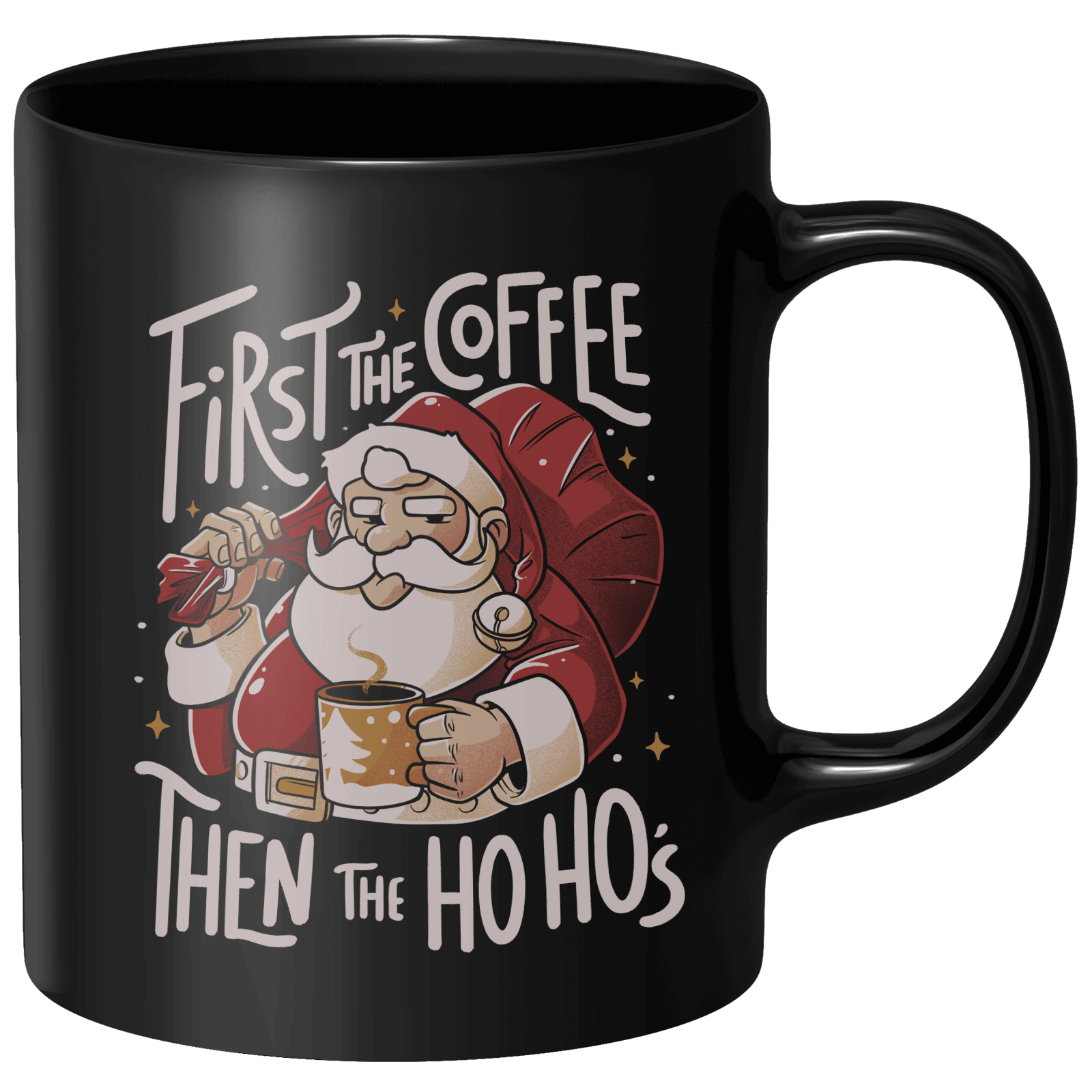 First The Coffee Mug - Black