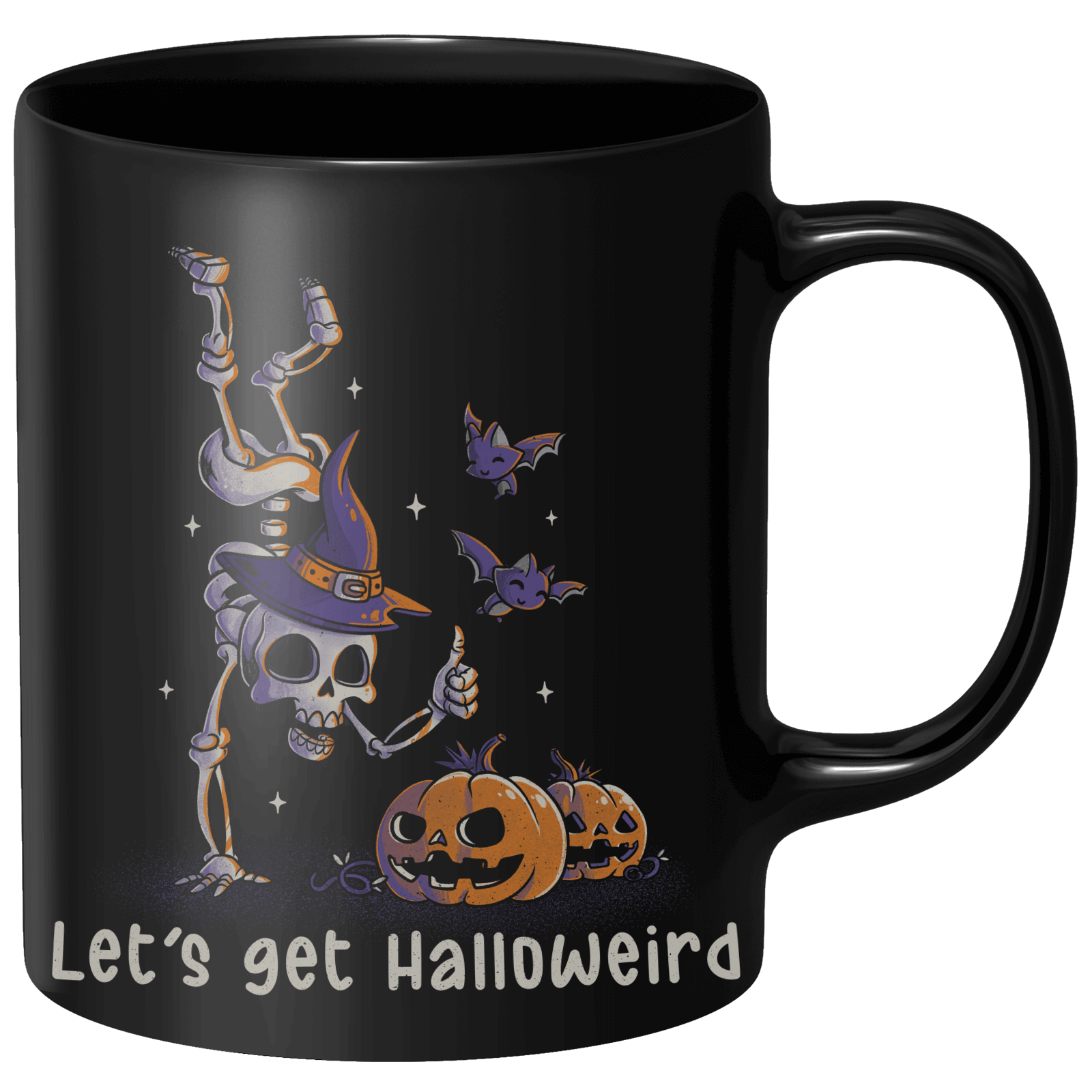 Lets Get Halloweird Mug - Black