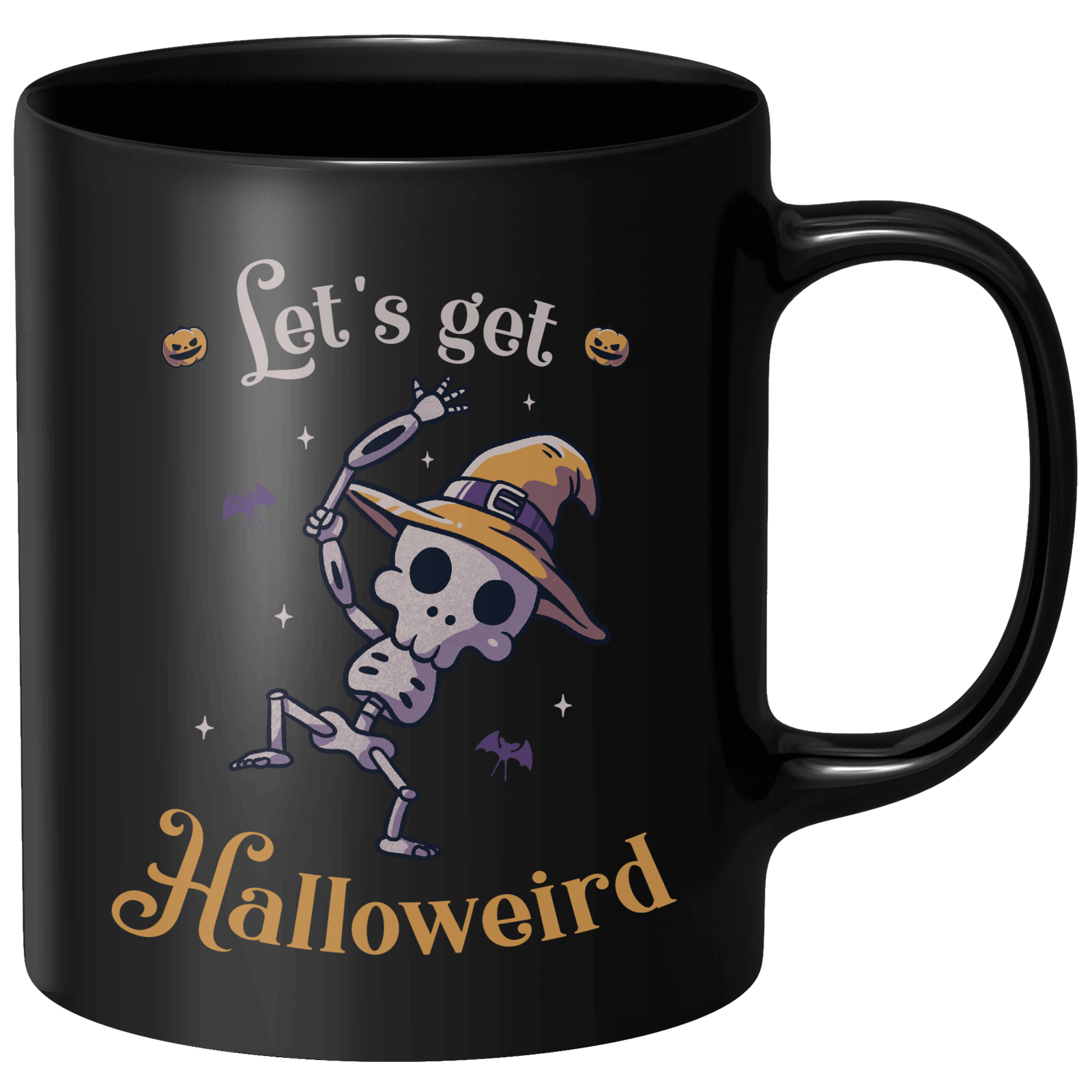 Lets Get Halloweird Dance Mug - Black