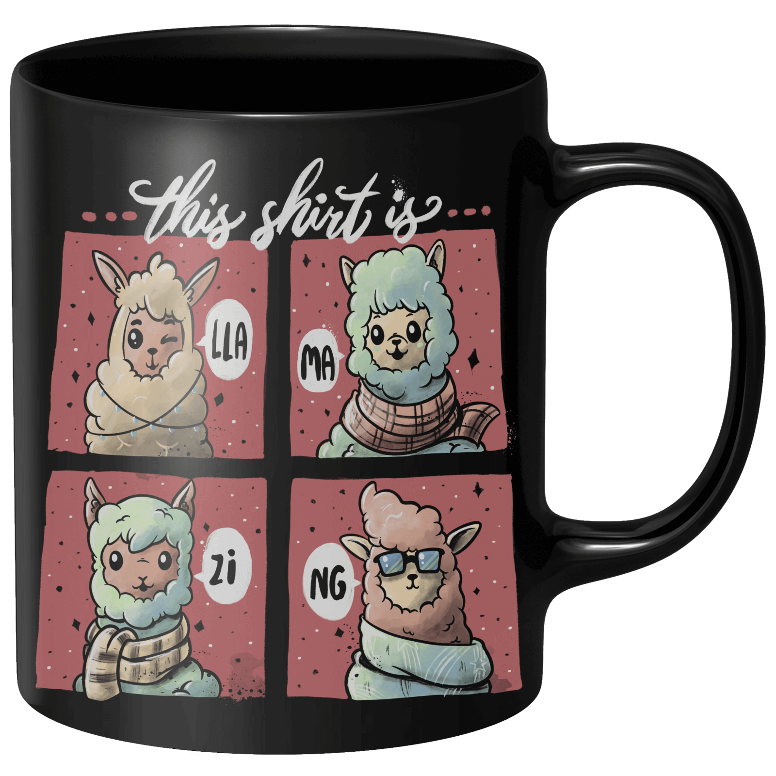 Llamazing Mug - Black