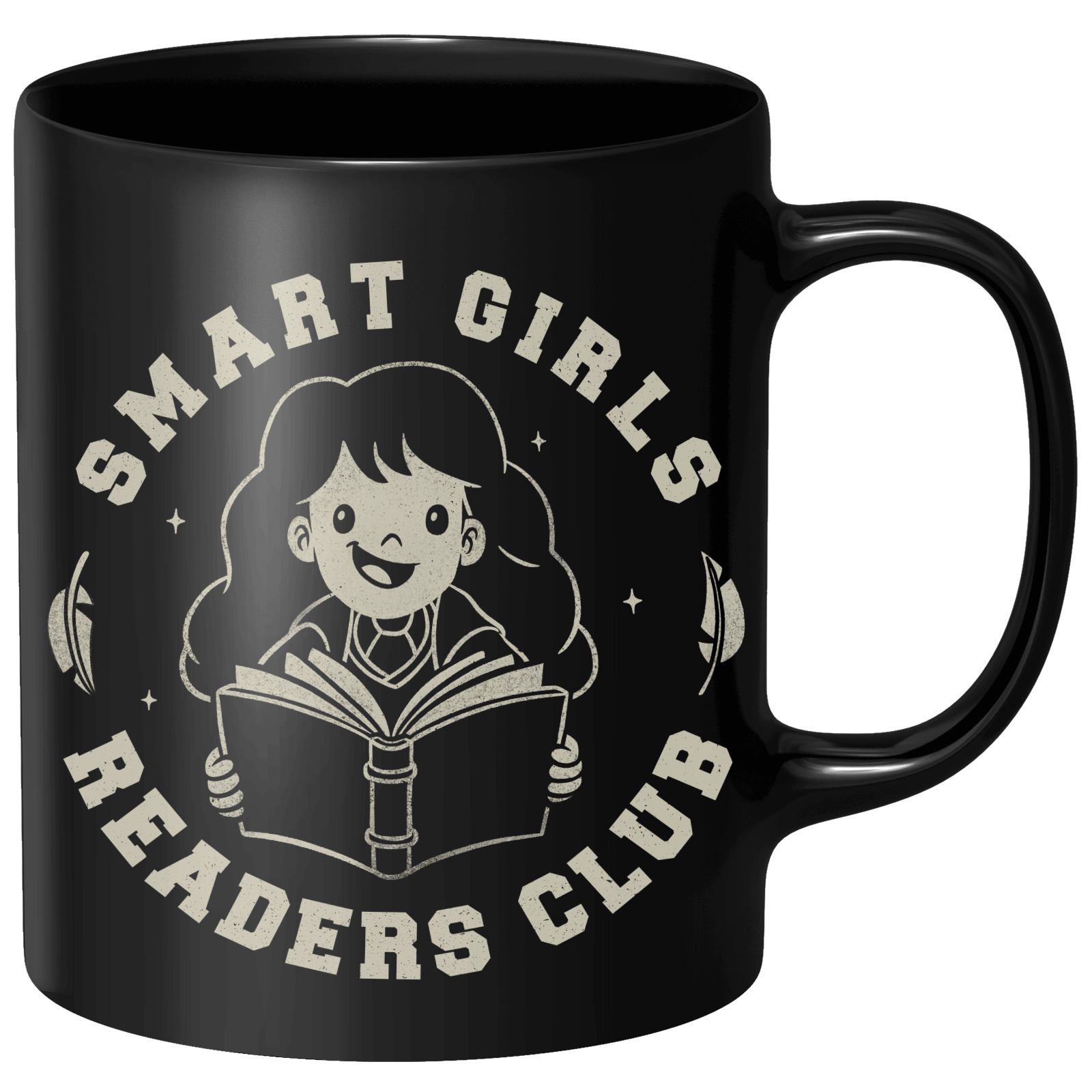 Smart Girls Readers Club Mug - Black
